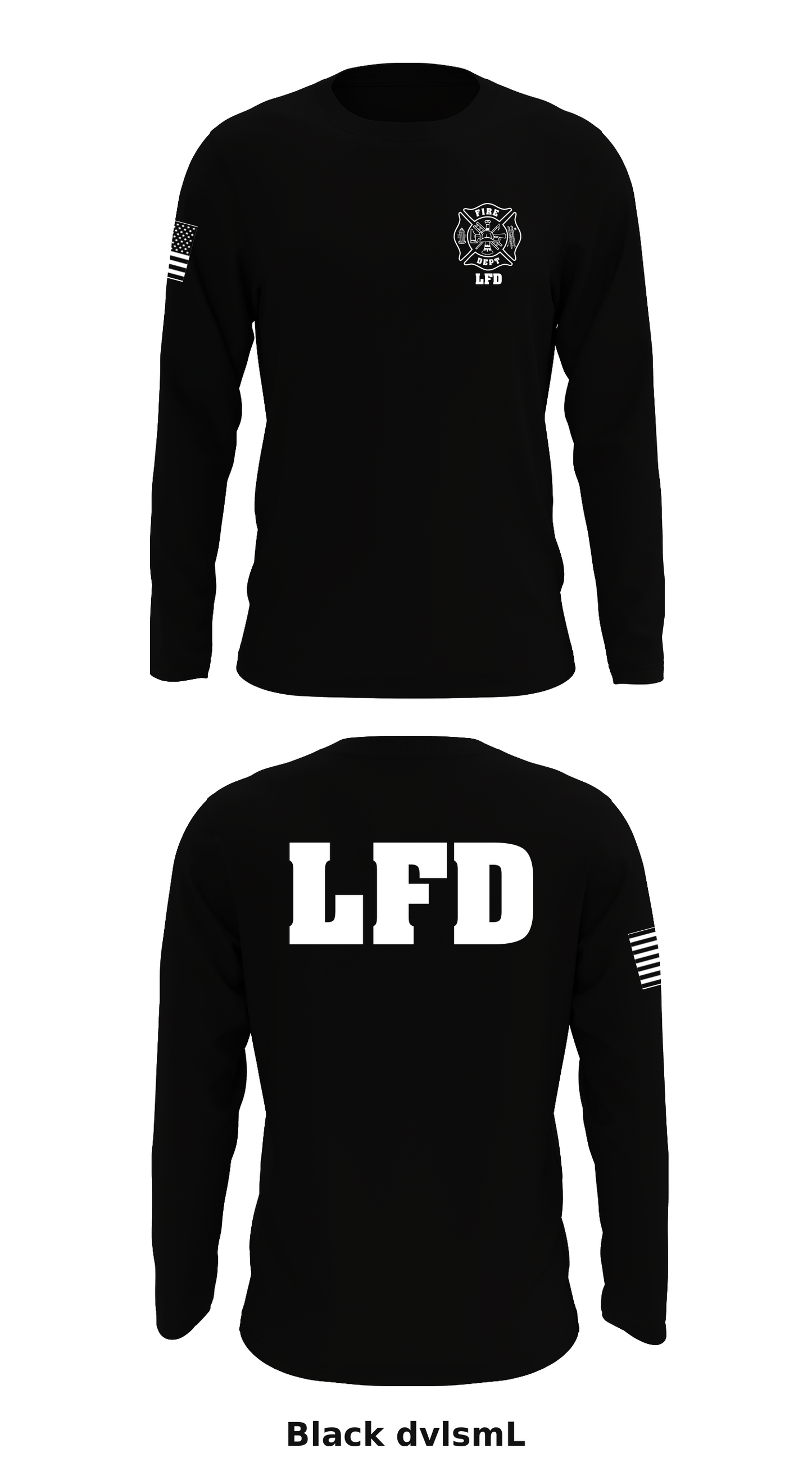 LFD Store 1 Core Men's LS Performance Tee - dvlsmL