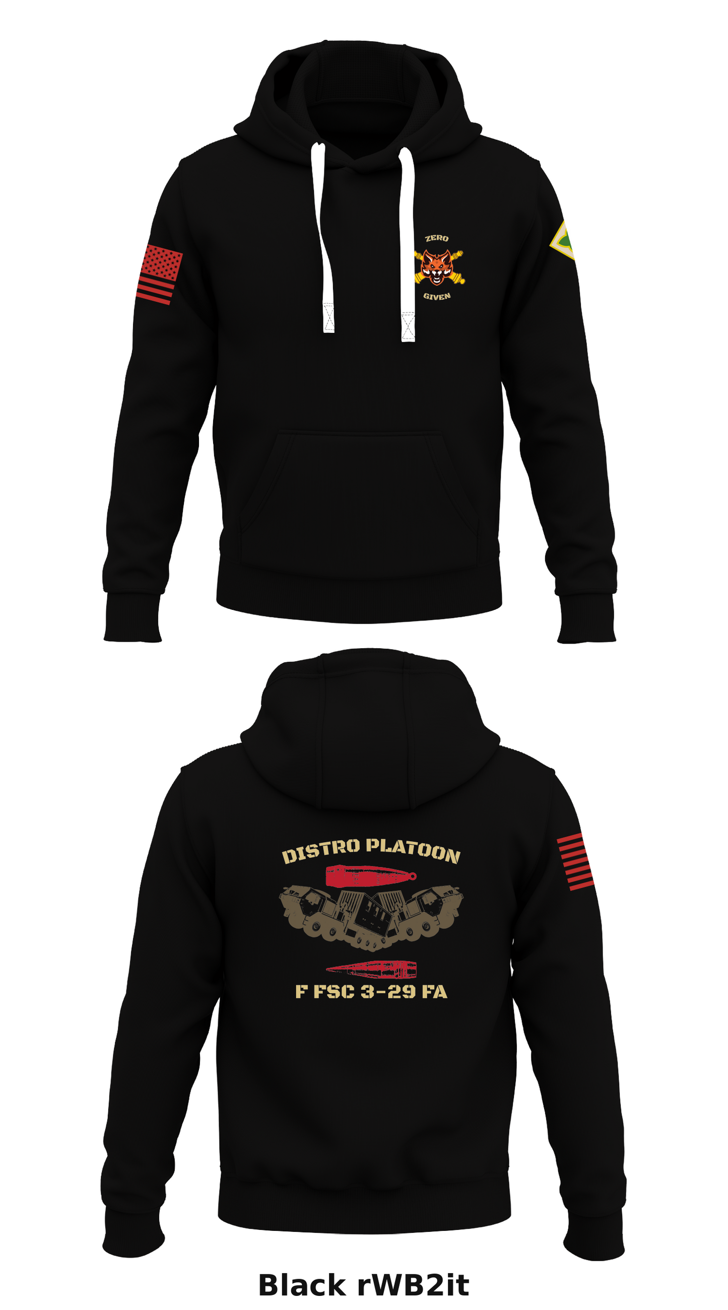 F Sfc 3-29, 4th ID Store 1 Core Men's Hooded Performance Sweatshirt - rWB2it