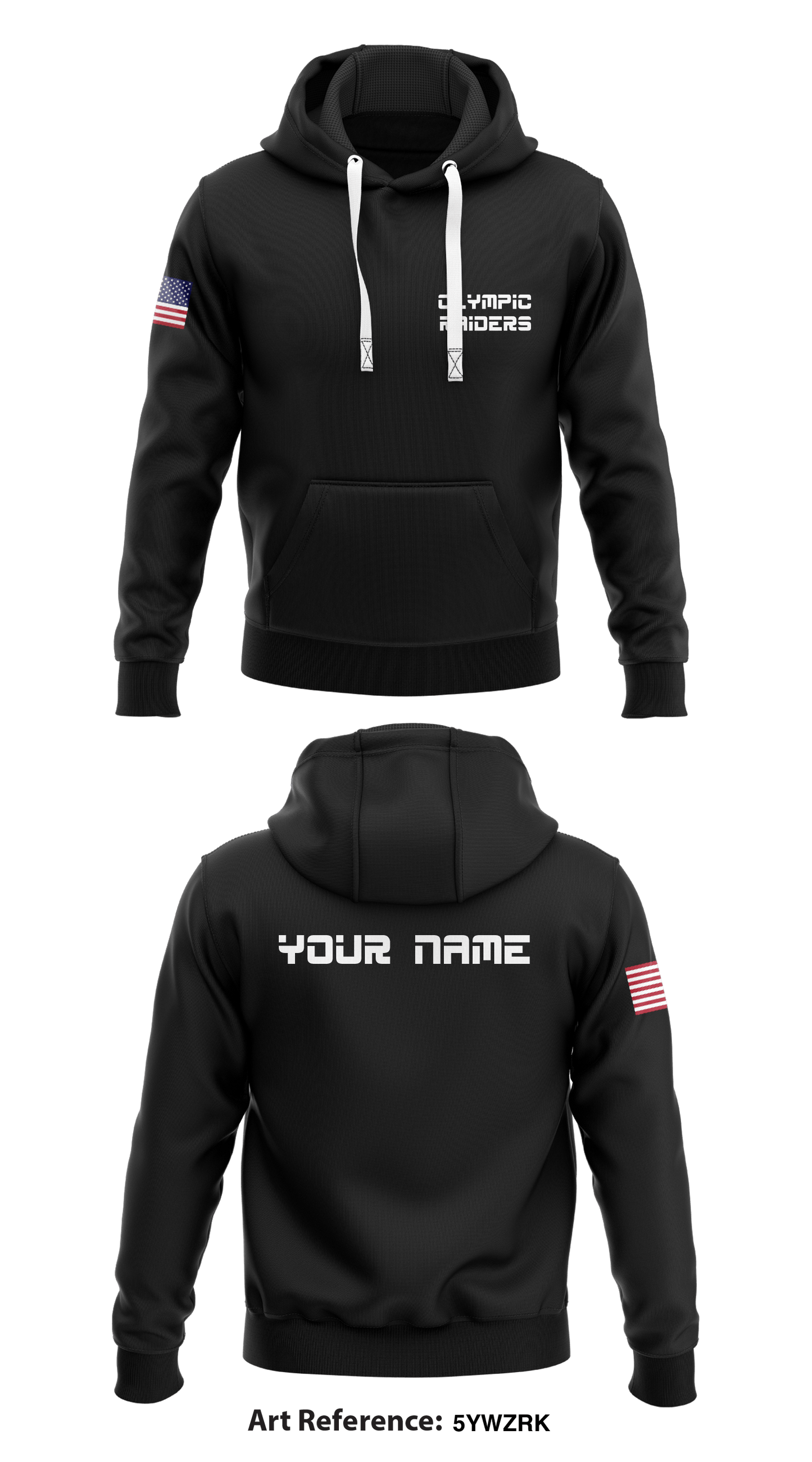 Olympic Raiders Store 1 Core Men's Hooded Performance Sweatshirt - 7MpHxk