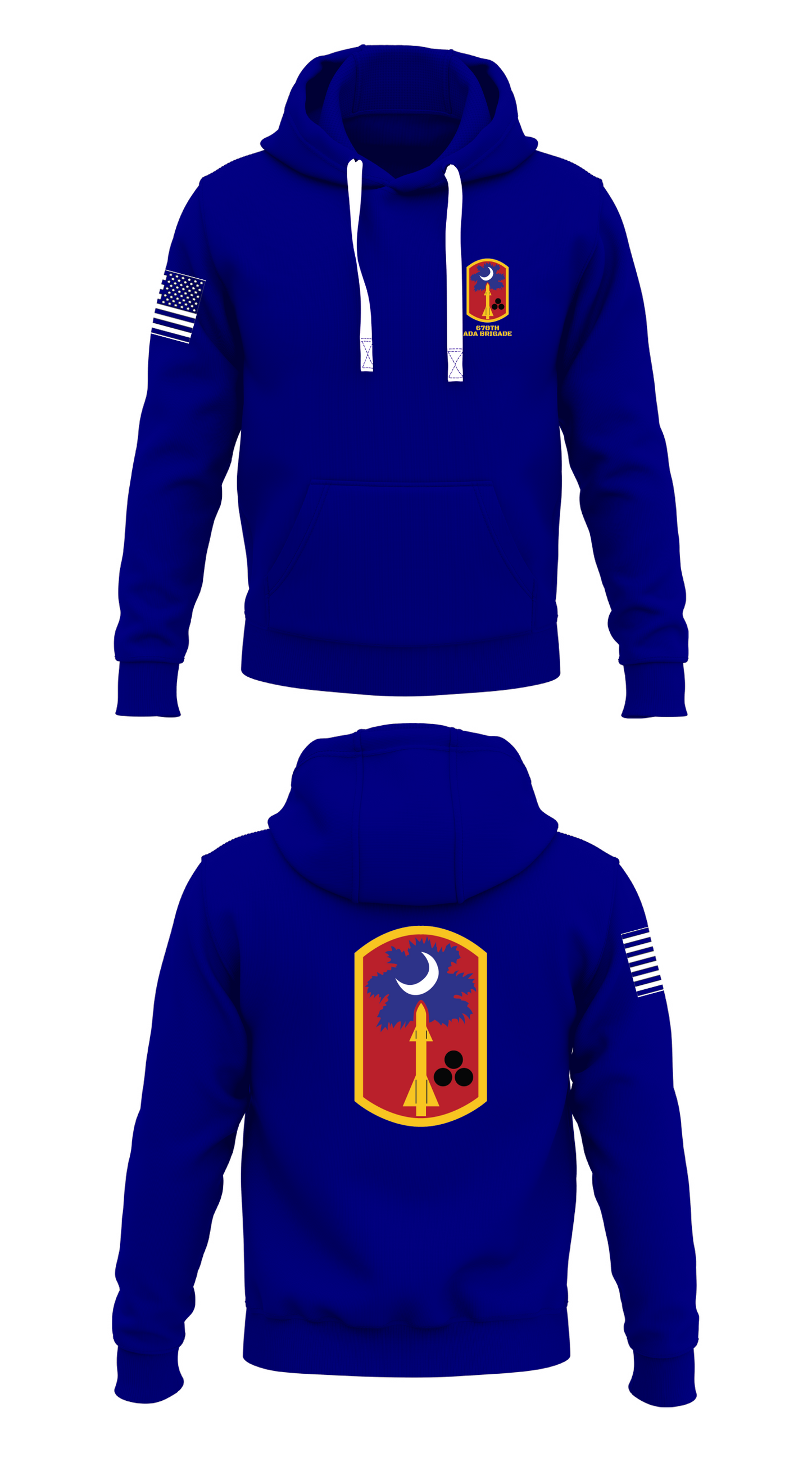 678th ADA Brigade Store 1 Core Men's Hooded Performance Sweatshirt - 85634722561