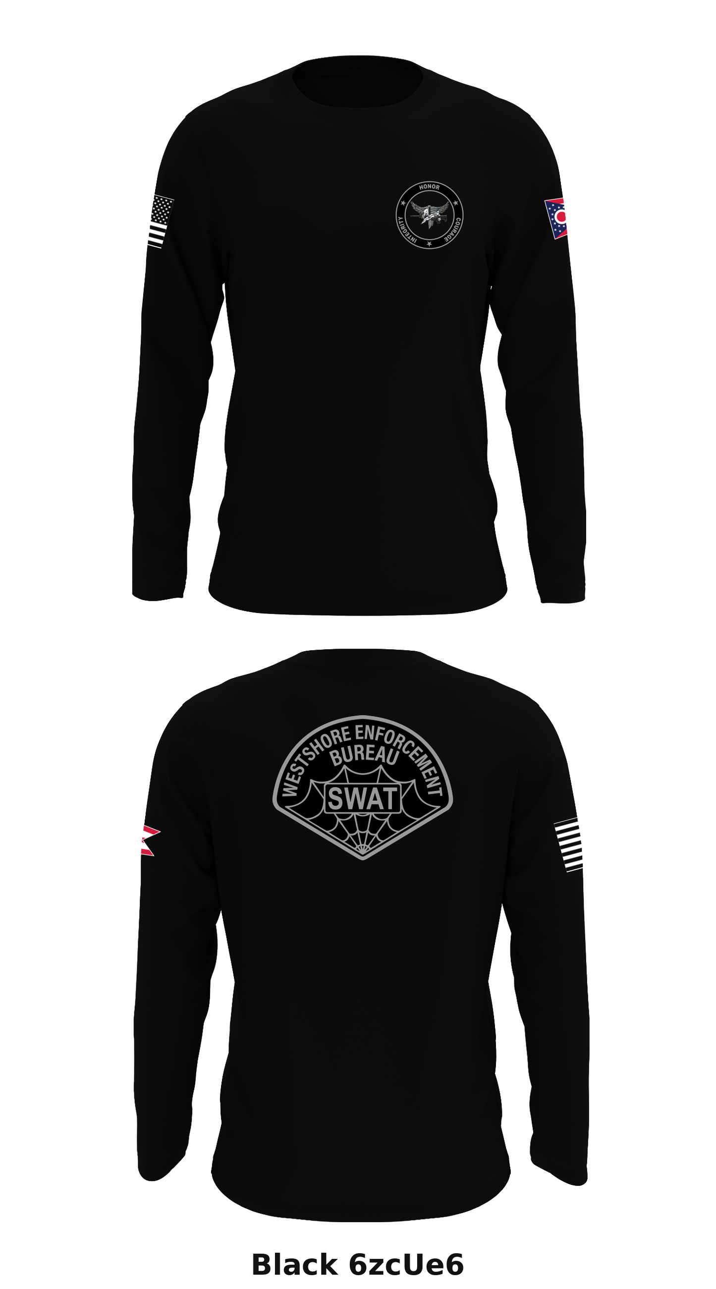 WEB SWAT Store 1 Core Men's LS Performance Tee - 6zcUe6
