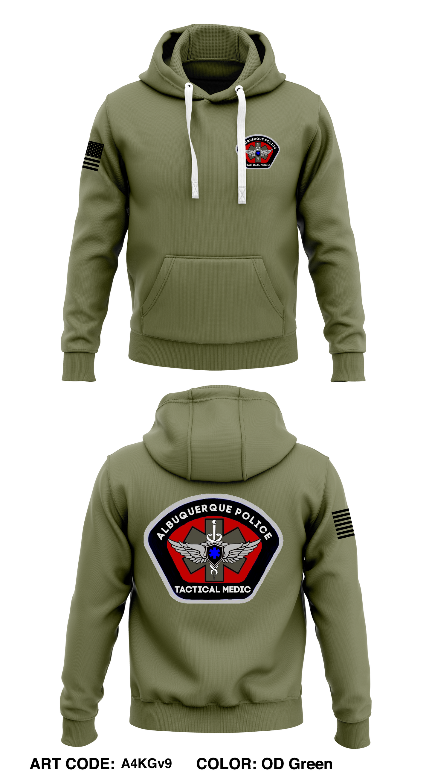 TEMS Store 1 Core Men's Hooded Performance Sweatshirt - A4KGv9