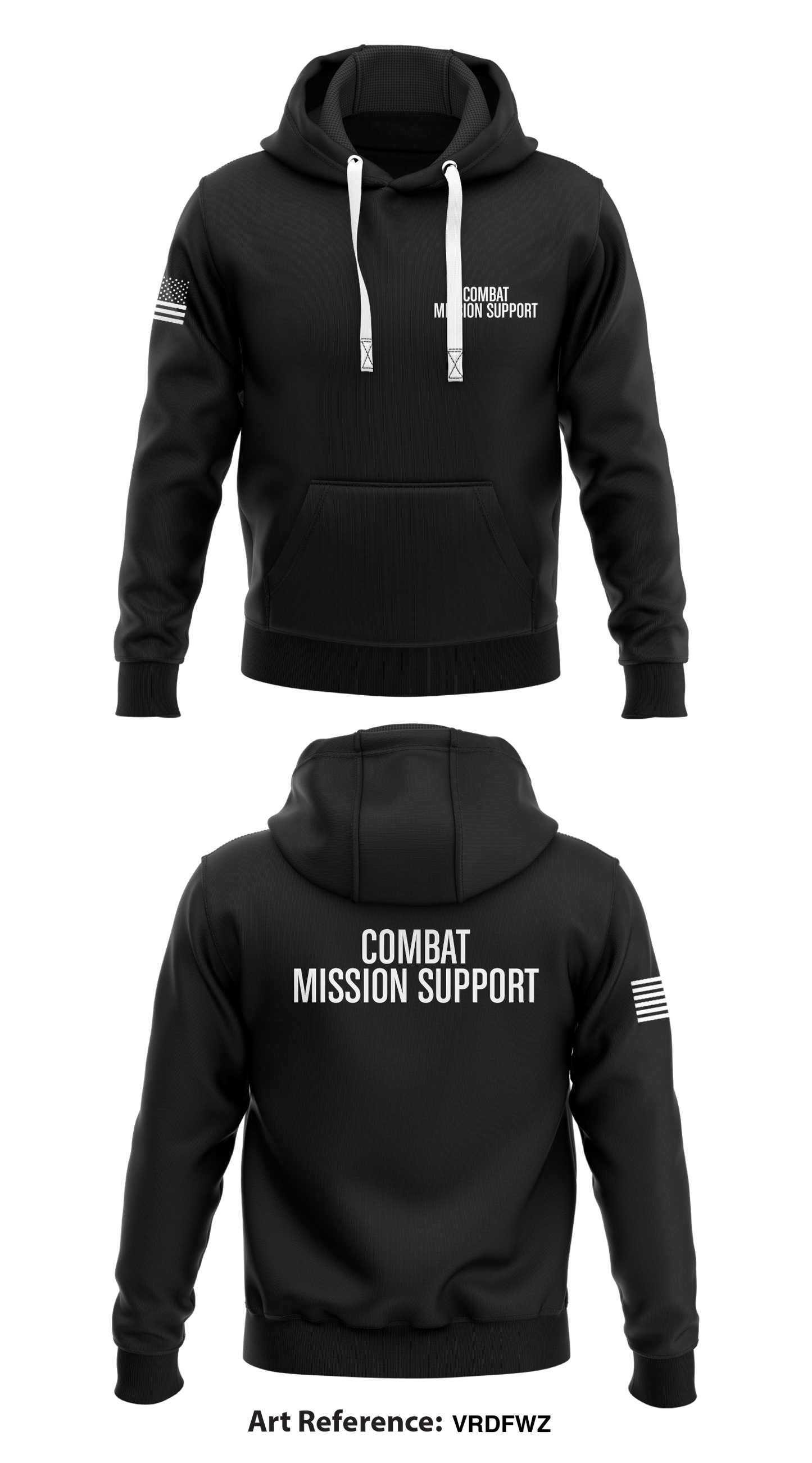 Combat Mission Support Store 1 Core Men's Hooded Performance Sweatshirt - vrDFwz