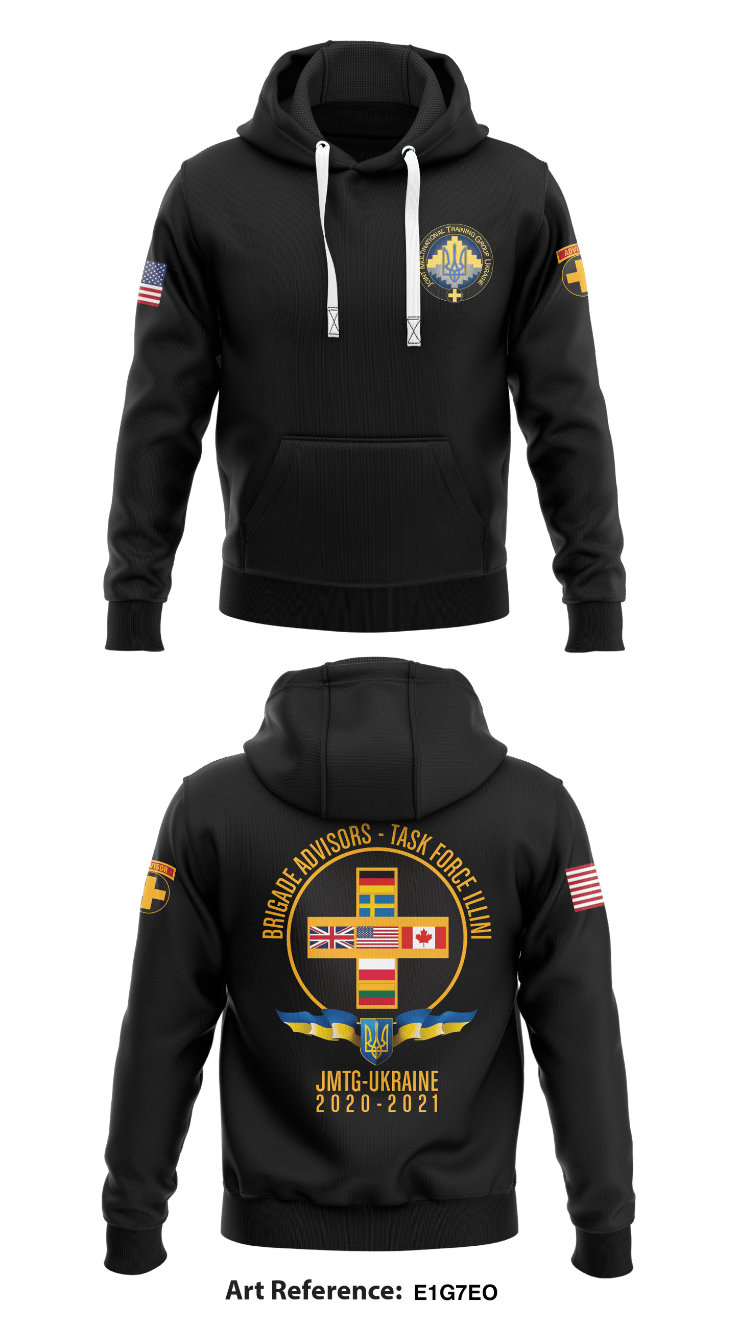 TF Illini, CTC, BDE ADV Store 1 Core Men's Hooded Performance Sweatshirt - E1G7eo