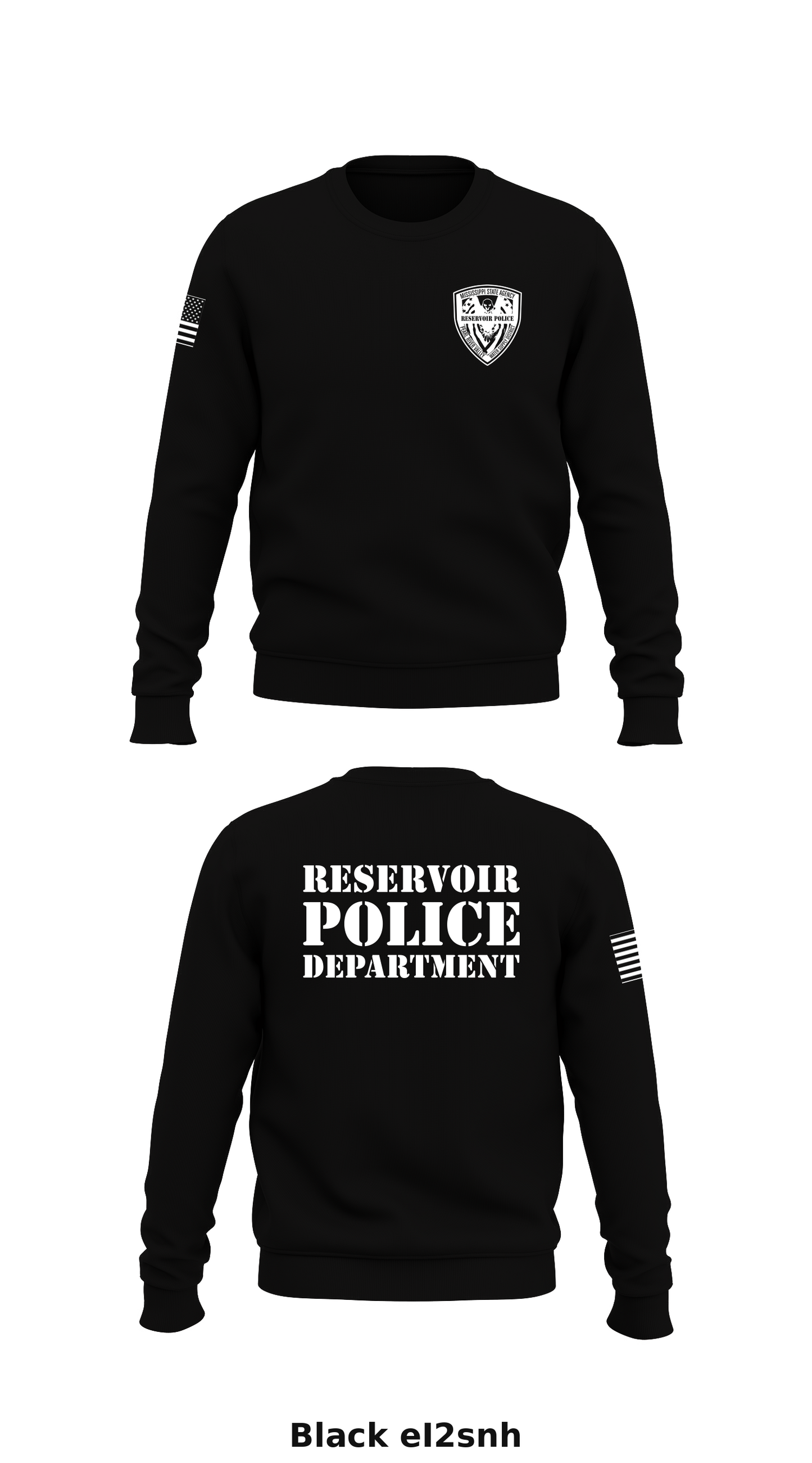 Reservoir Police Department Store 1 Core Men's Crewneck Performance Sweatshirt - eI2snh