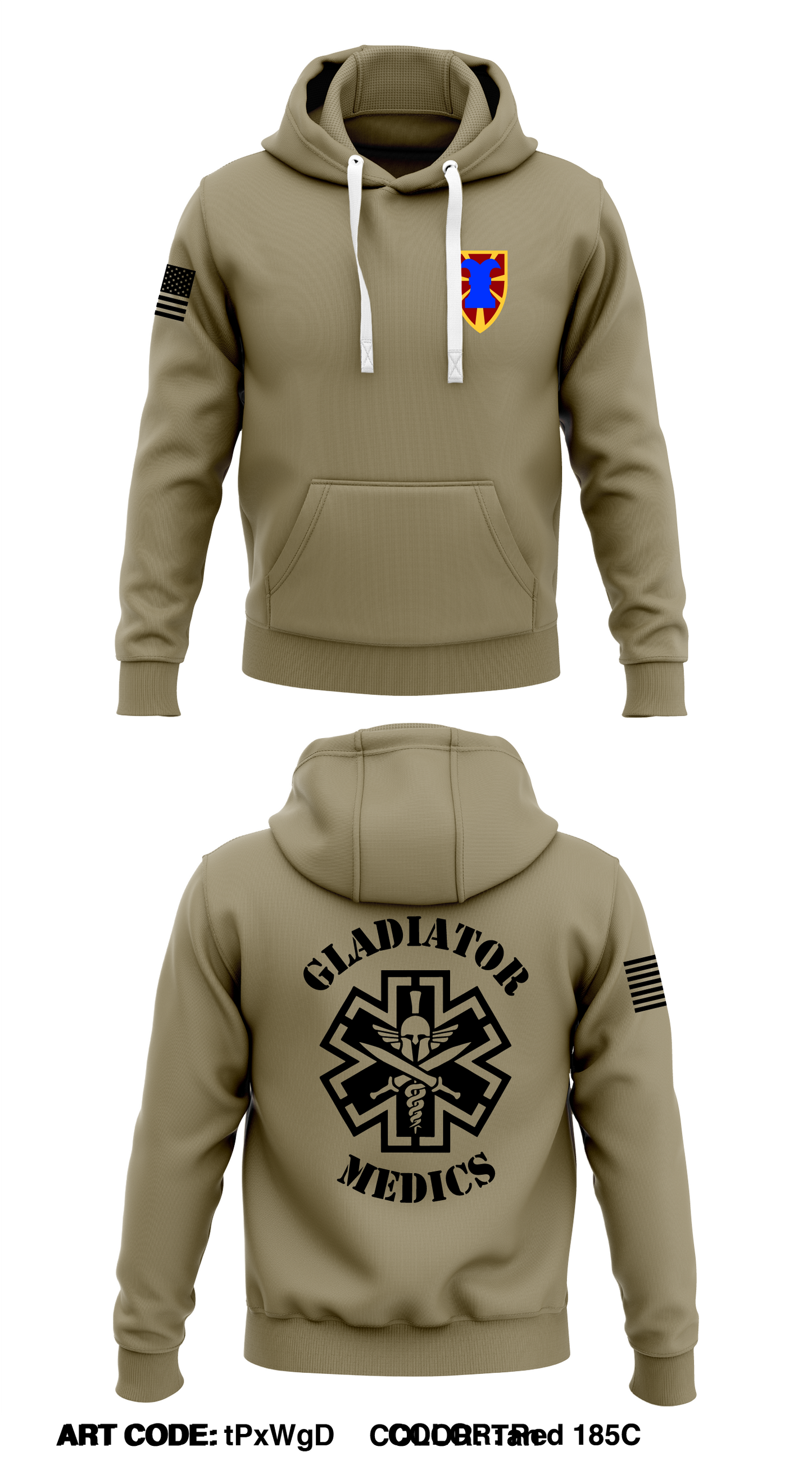 Medics, HHC, 7 TBX Store 1 Core Men's Hooded Performance Sweatshirt - tPxWgD