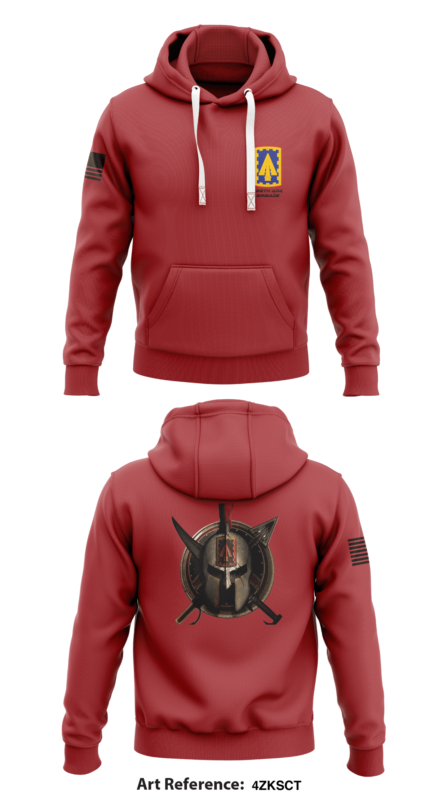 18th ADA Brigade Store 1 Core Men's Hooded Performance Sweatshirt - 4ZkscT