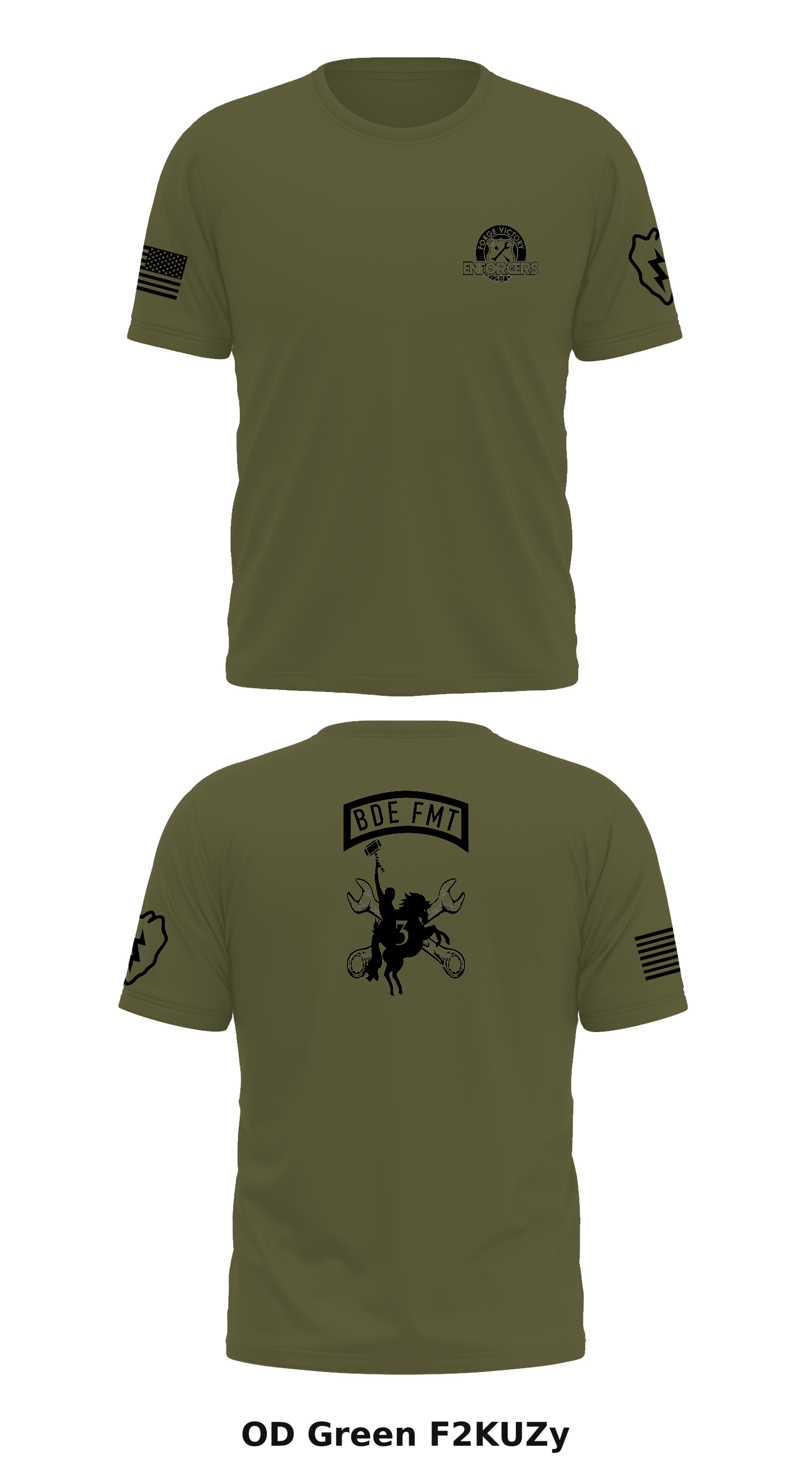 E Co, 29th Bebm Store 1 Core Men's SS Performance Tee - F2KUZy