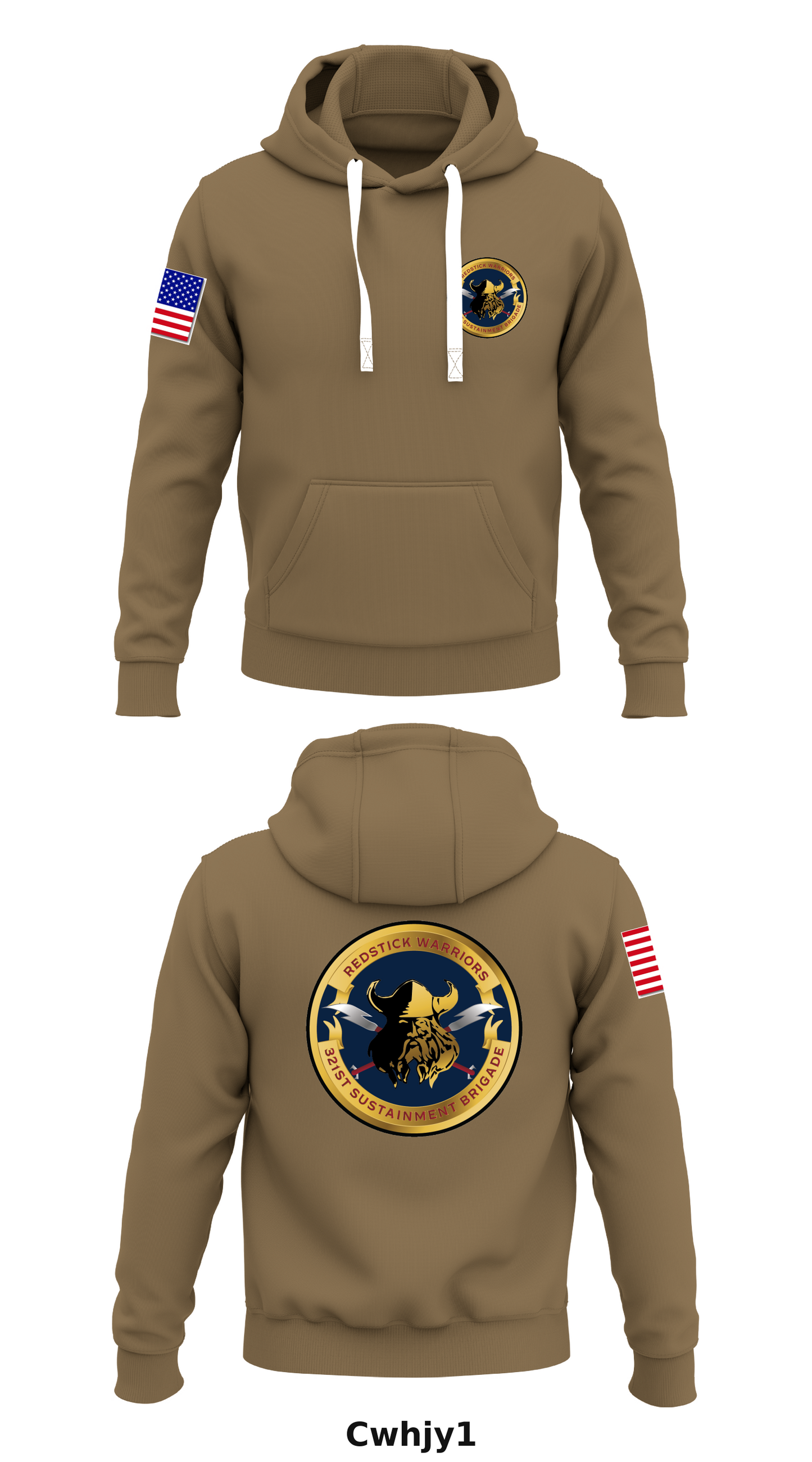 321st Sustainment Brigade Store 1 Core Men's Hooded Performance Sweatshirt - Cwhjy1