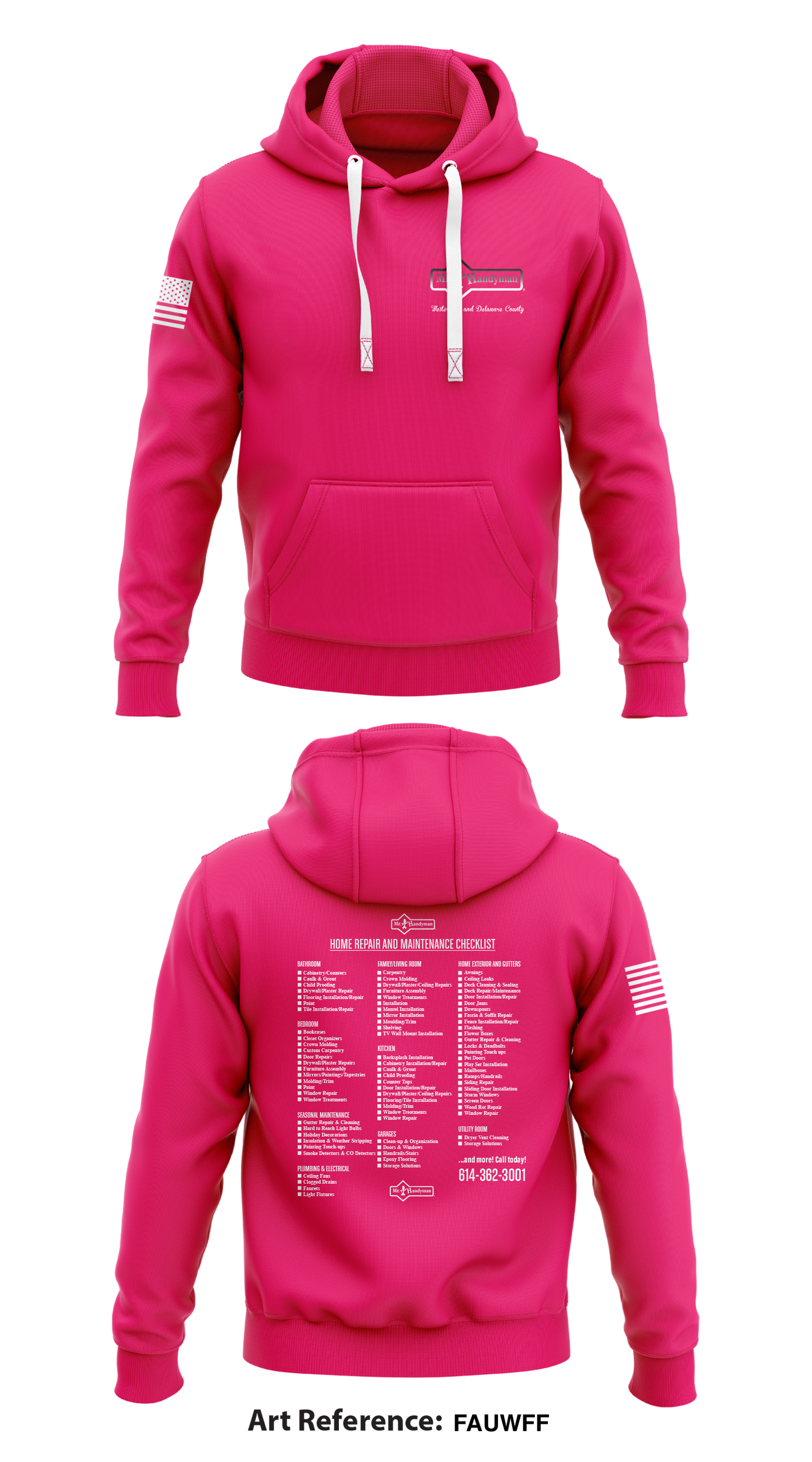 Mr. Handyman of Westerville and Delaware County Store 1 Core Men's Hooded Performance Sweatshirt - fAUWff