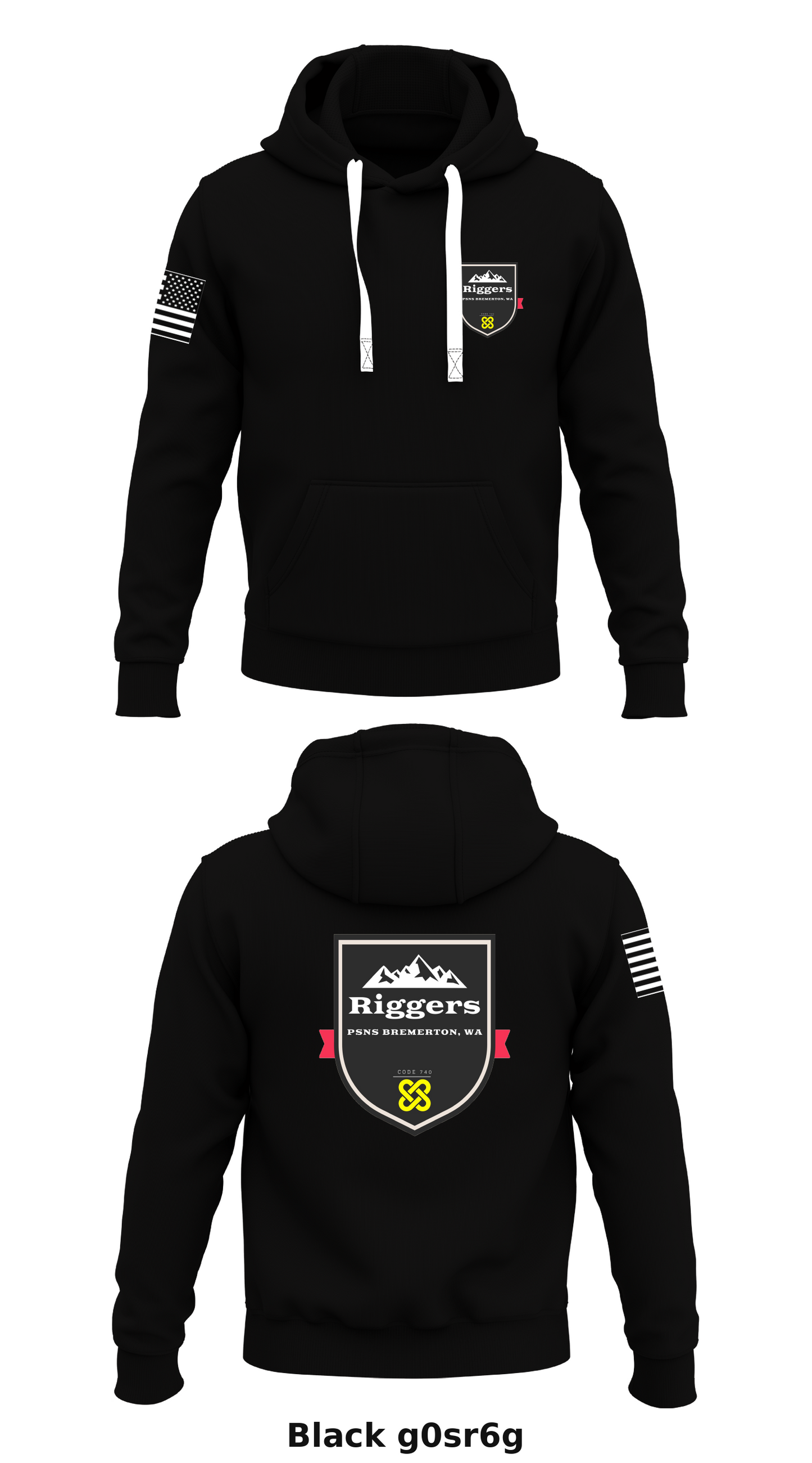 Code 74 Riggers Store 1 Core Men's Hooded Performance Sweatshirt - g0sr6g