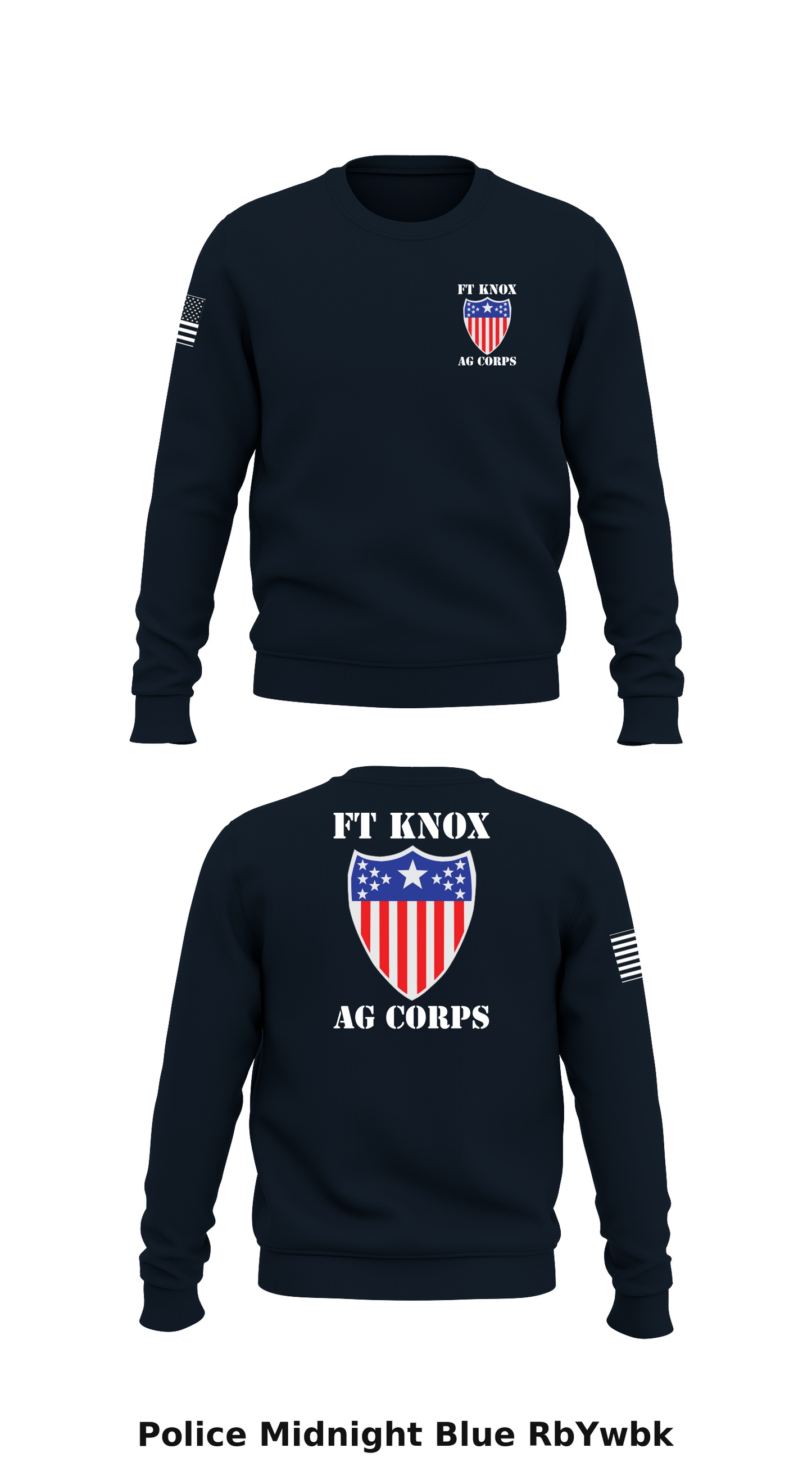 Ft Knox AG Corps Store 1 Core Men's Crewneck Performance Sweatshirt - RbYwbk