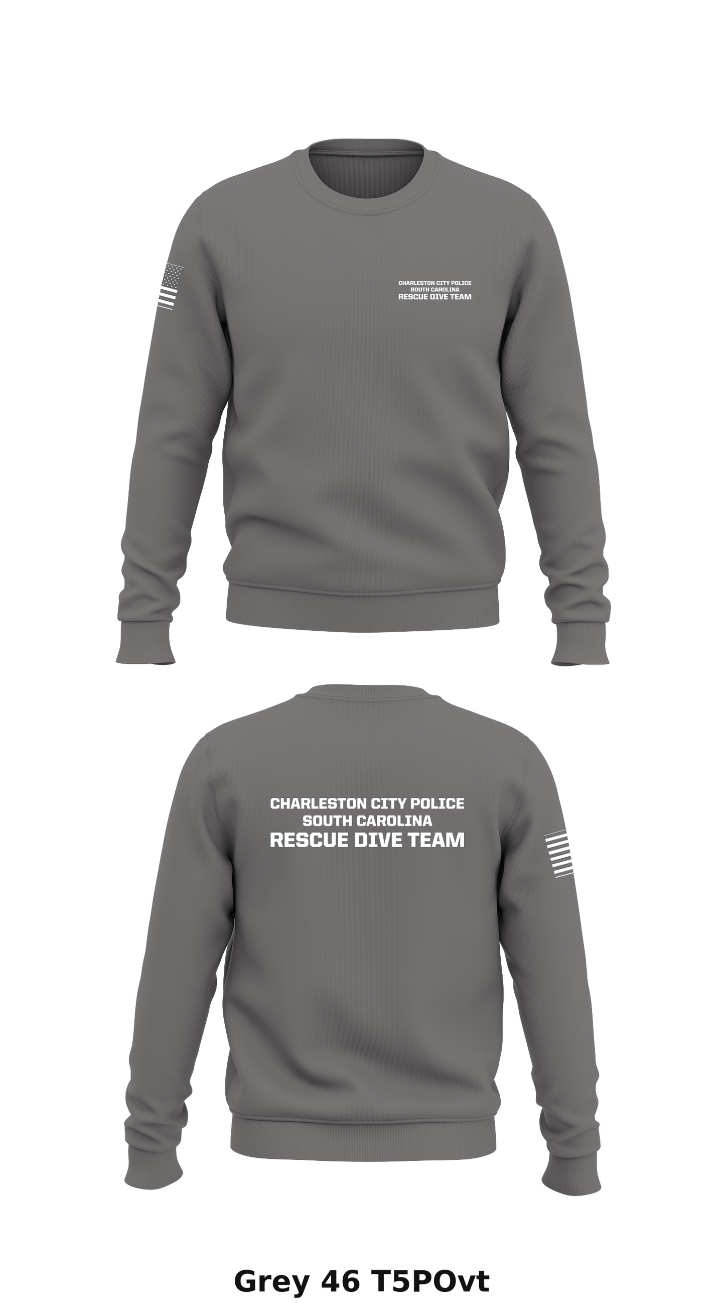 Rescue Dive Team Store 1 Core Men's Crewneck Performance Sweatshirt - T5POvt