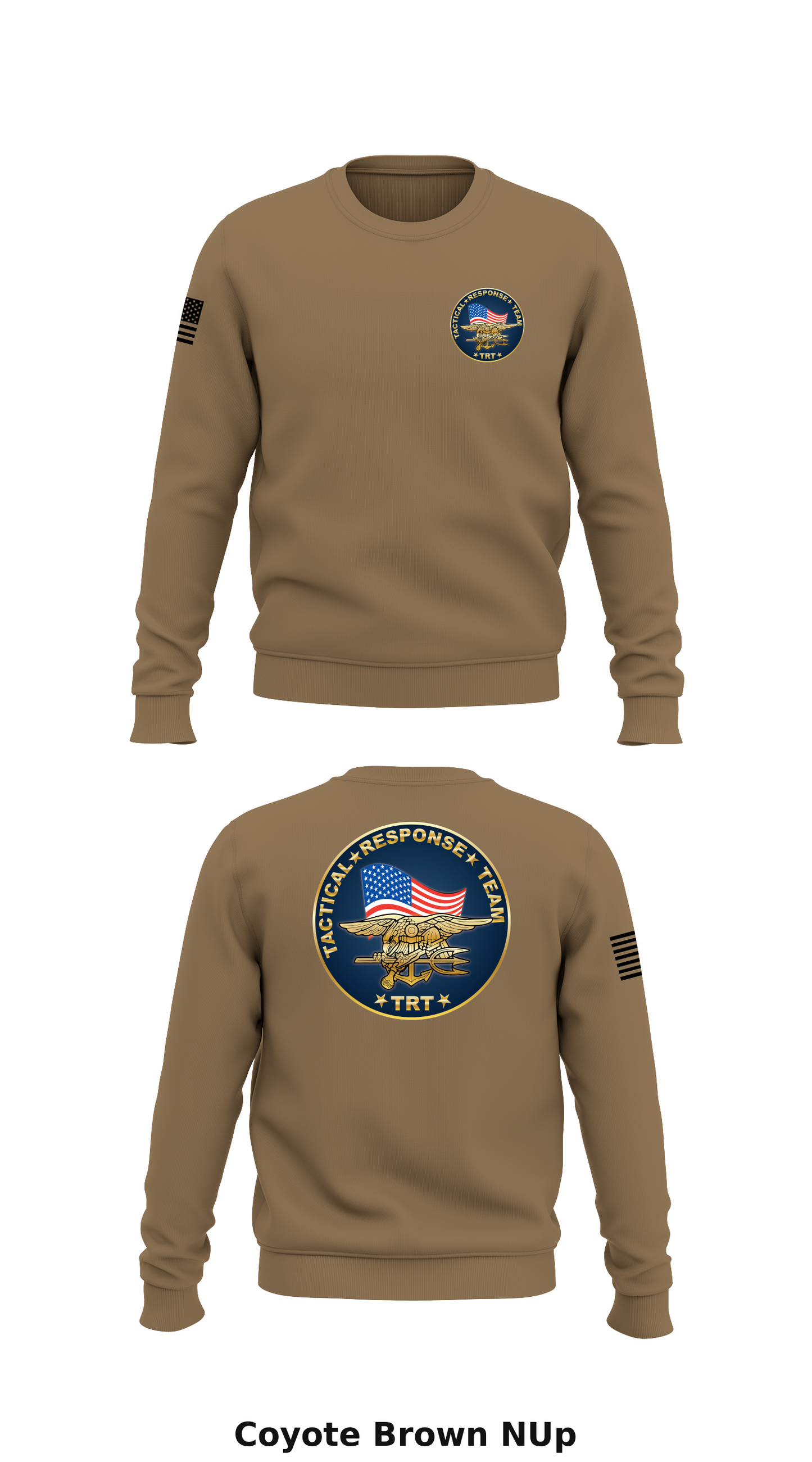 Tactical Response Team Store 1 Core Men's Crewneck Performance Sweatshirt - NUp