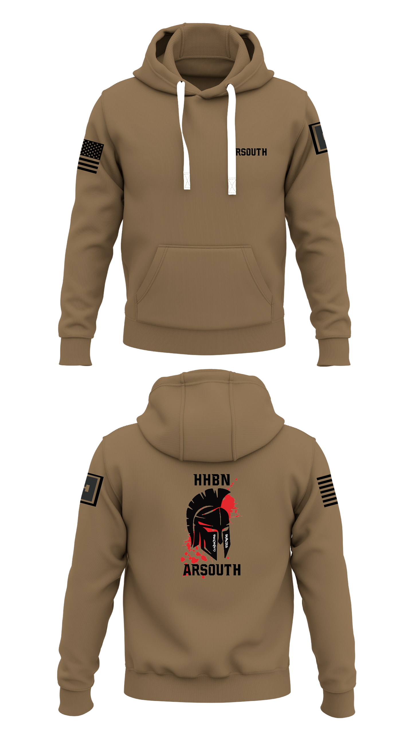 ARSOUTH Store 1 Core Men's Hooded Performance Sweatshirt - 62025011503