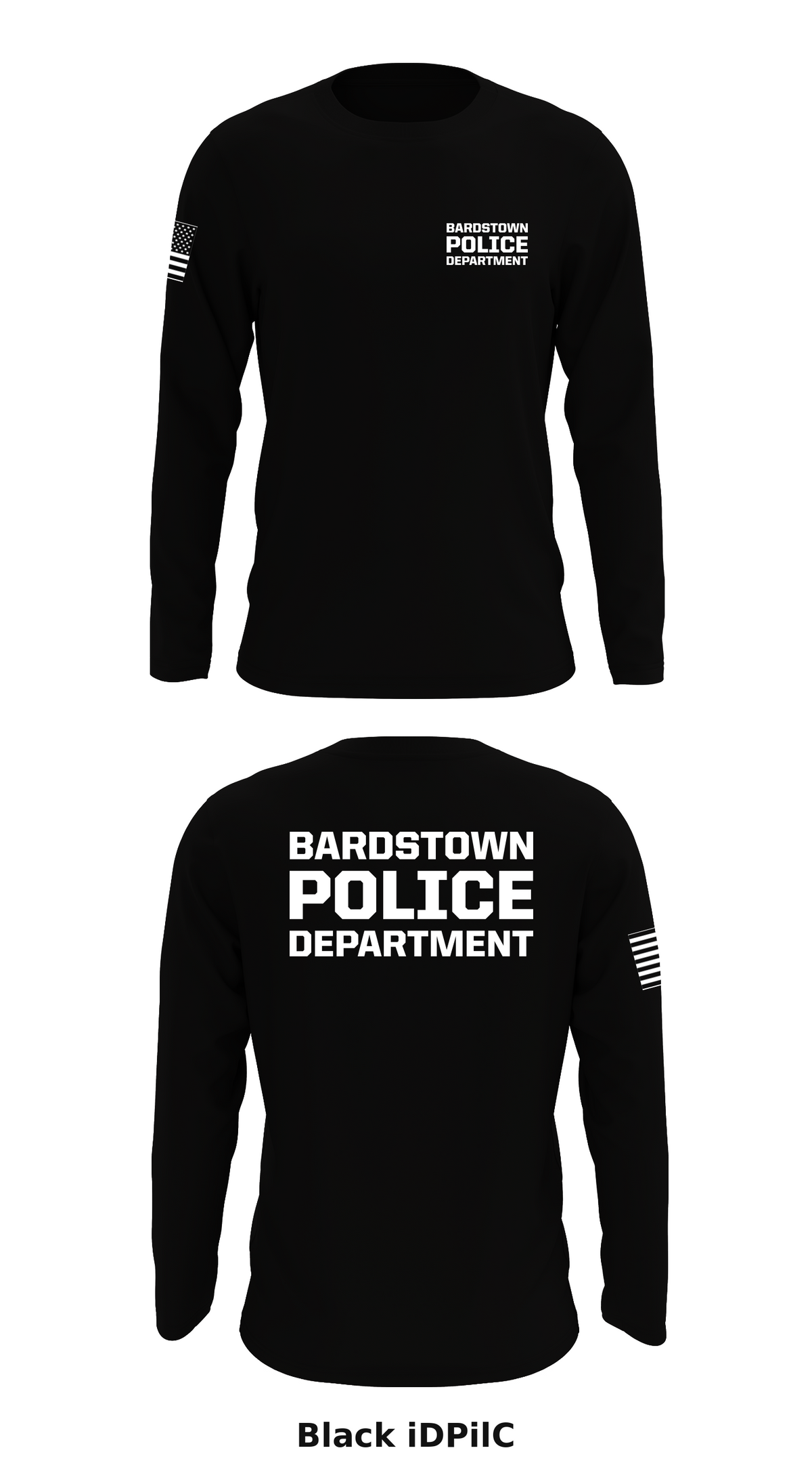 Bardstown Police Department Store 1 Core Men's LS Performance Tee - iDPilC