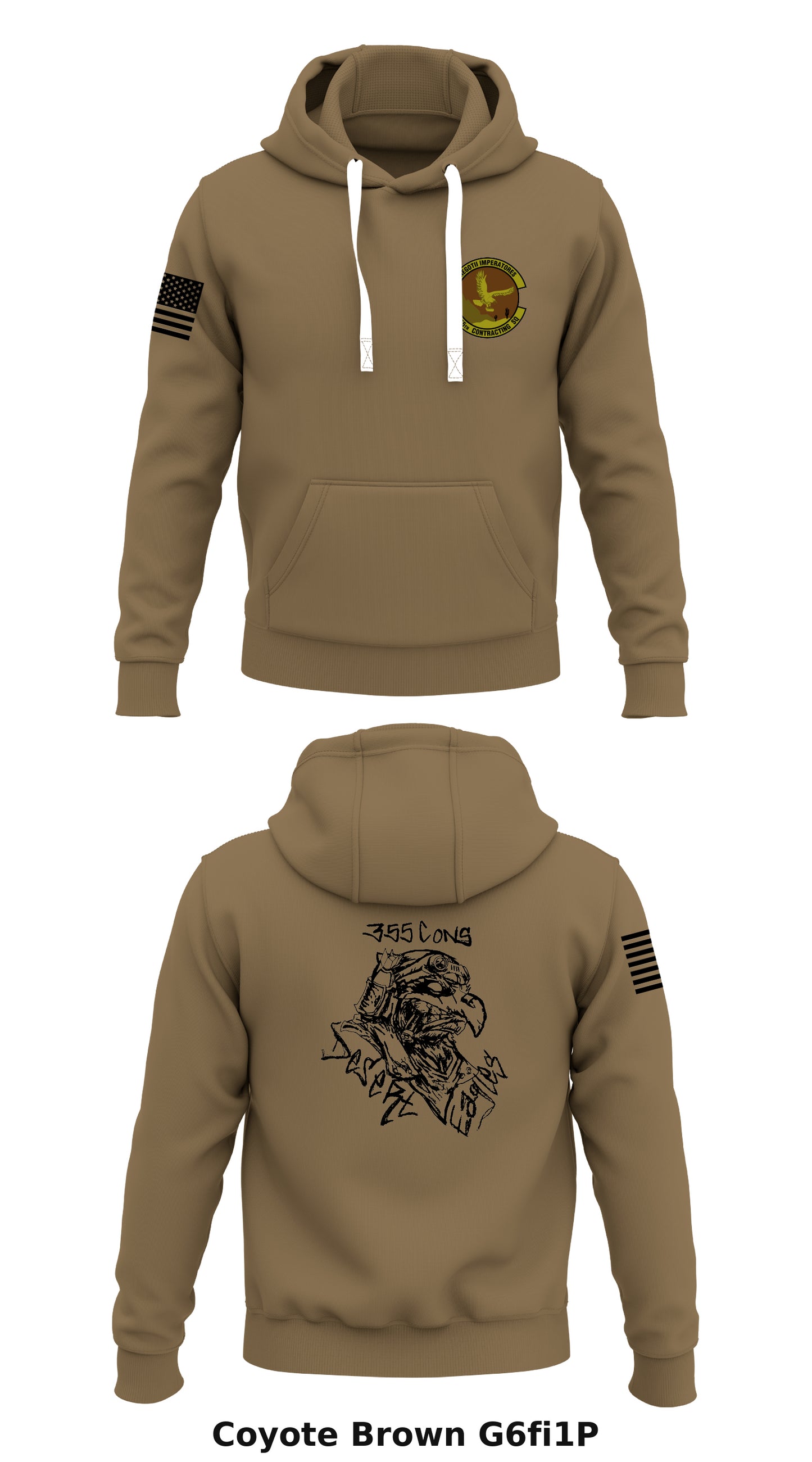 355 Contracting Squadron Store 1 Core Men's Hooded Performance Sweatshirt - G6fi1P