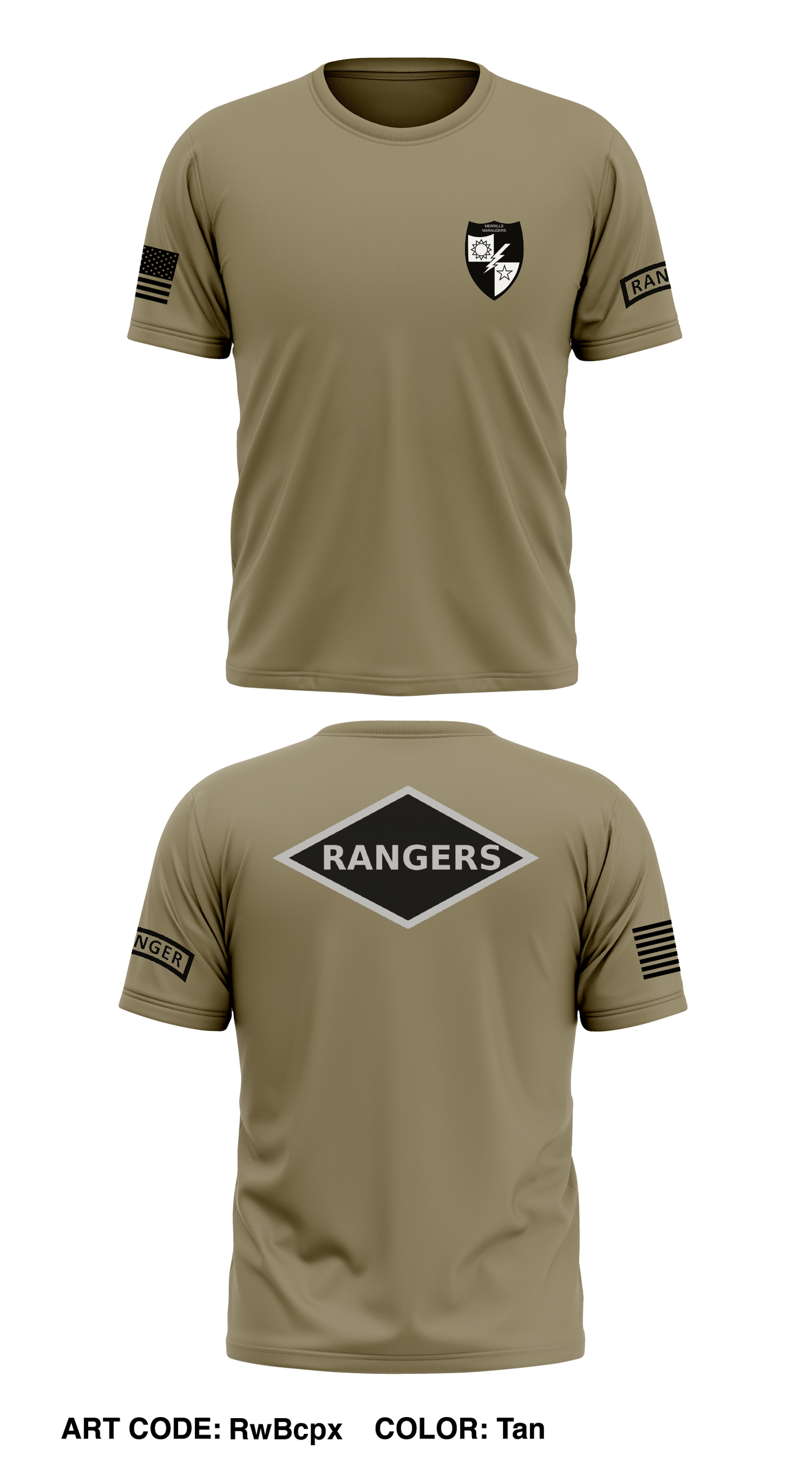 Merrill's Platoon, 4th RTB Store 1 Core Men's SS Performance Tee - RwBcpx