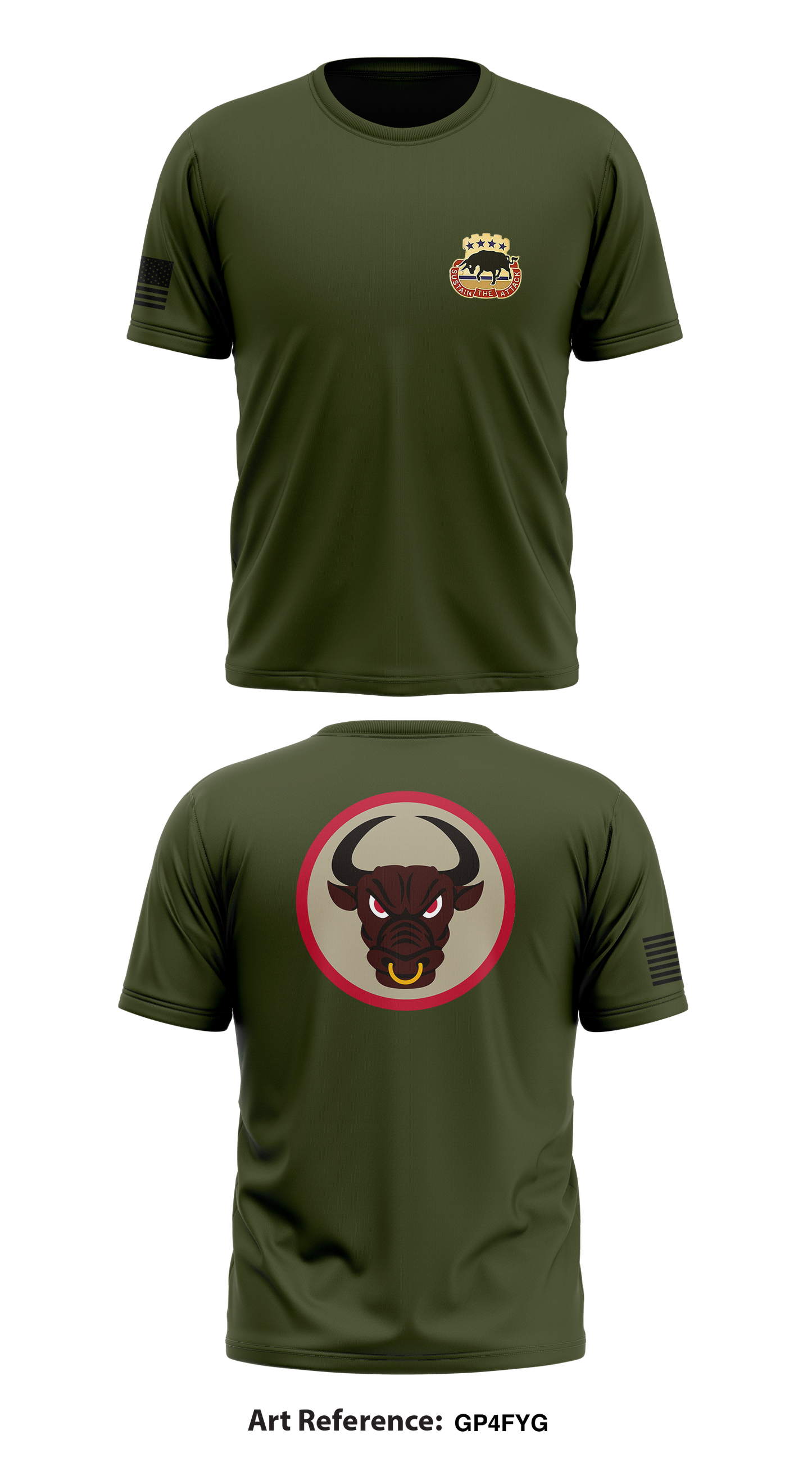 518th Sustainment Brigade Store 1 Core Men's SS Performance Tee - GP4Fyg