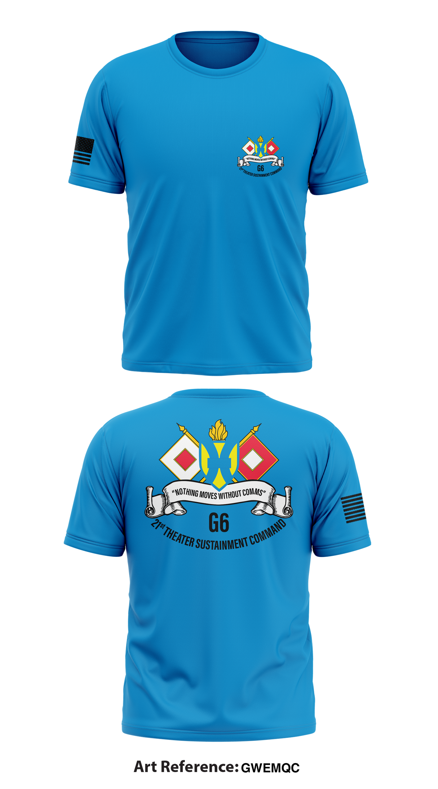 21st Theater Sustainment Command - G6 Store 1 Core Men's SS Performance Tee - GWEMqc