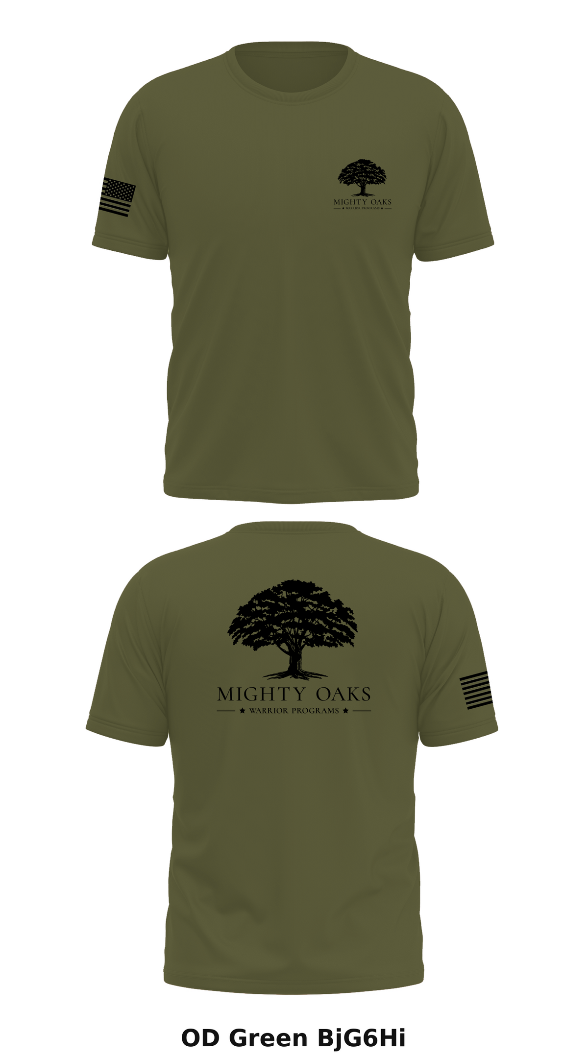 Mighty Oaks Warrior Programs Store 1 Core Men's SS Performance Tee - BjG6Hi