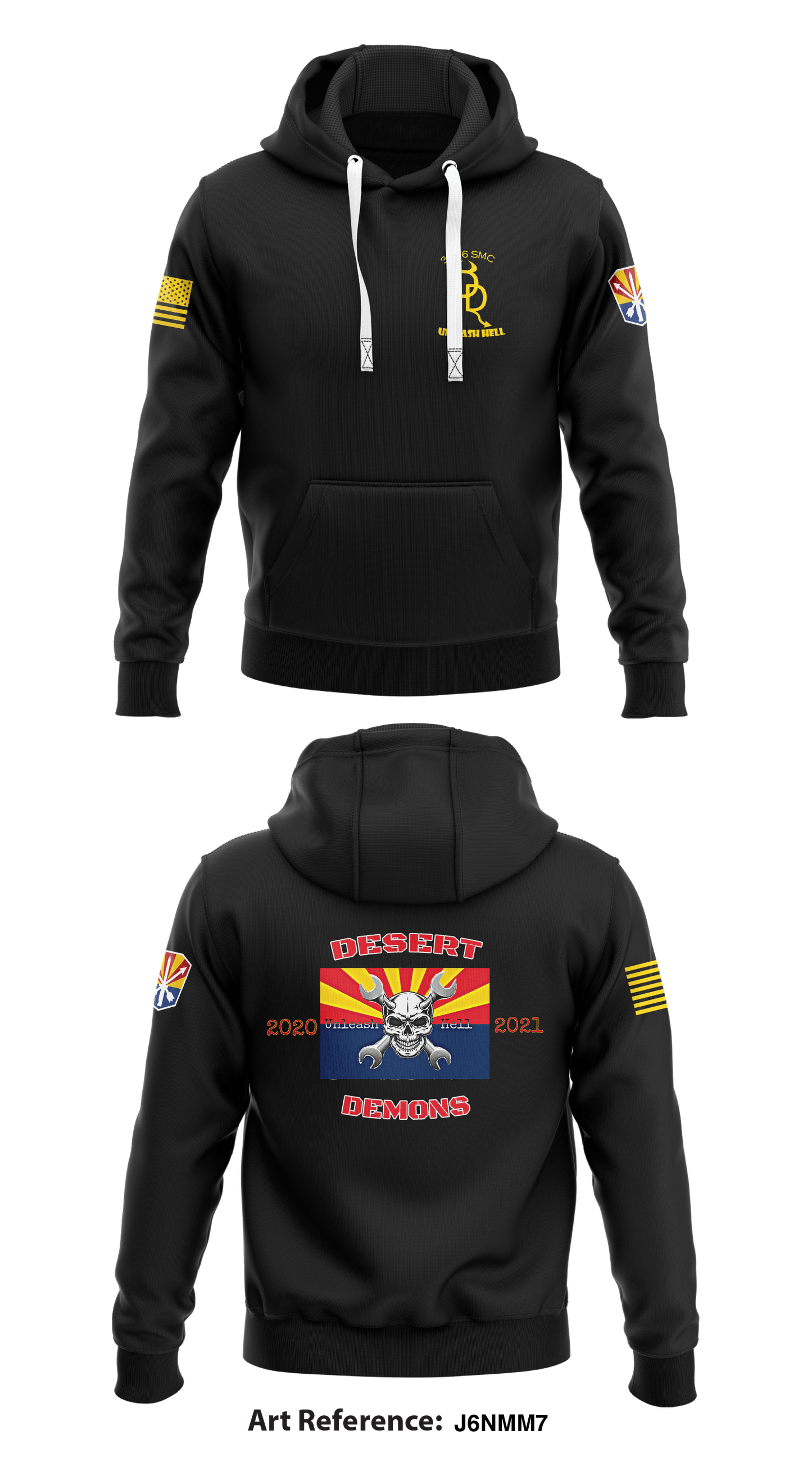 3666th SMC Store 1 Core Men's Hooded Performance Sweatshirt - j6nmM7