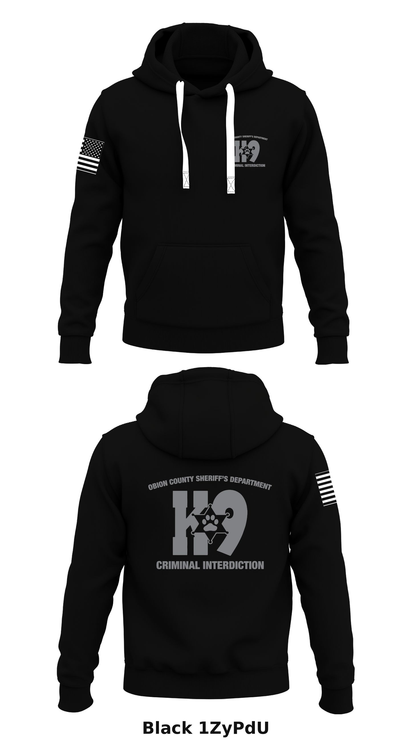 OCSD Interdiction Store 1 Core Men's Hooded Performance Sweatshirt - 1ZyPdU