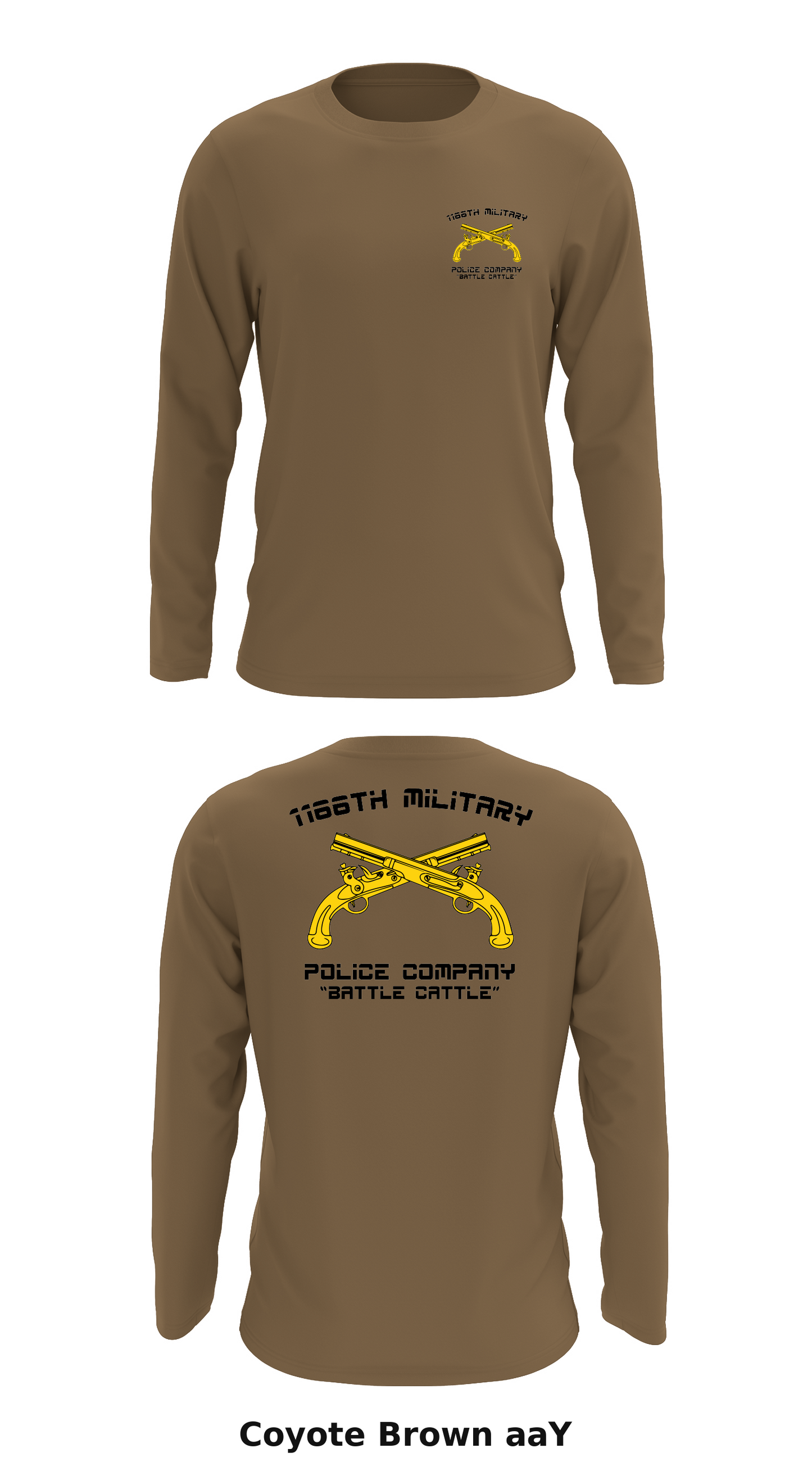1166th Military Police Company Store 1 Core Men's LS Performance Tee - aaY