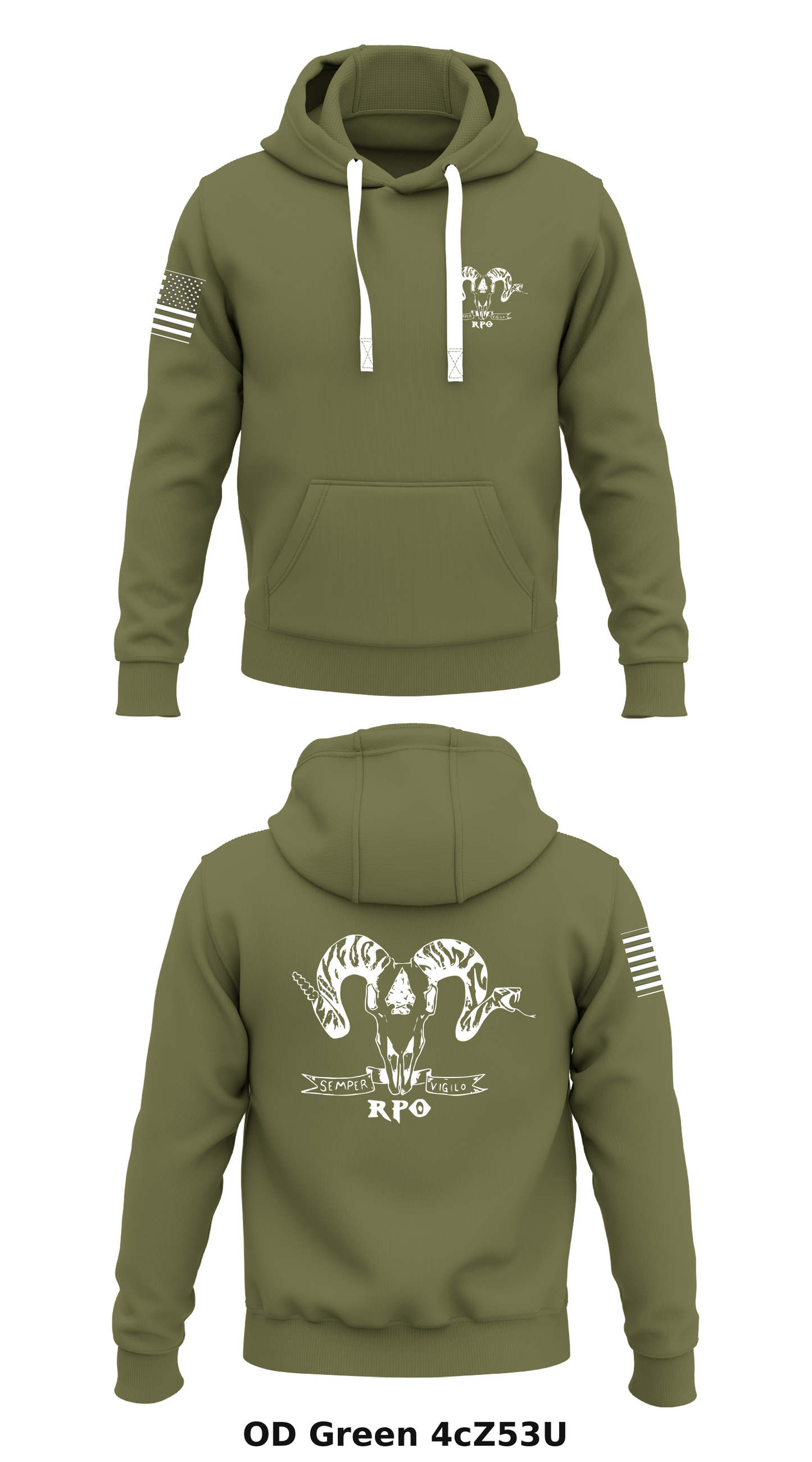 Range Patrol Operations Store 1 Core Men's Hooded Performance Sweatshirt - 4cZ53U