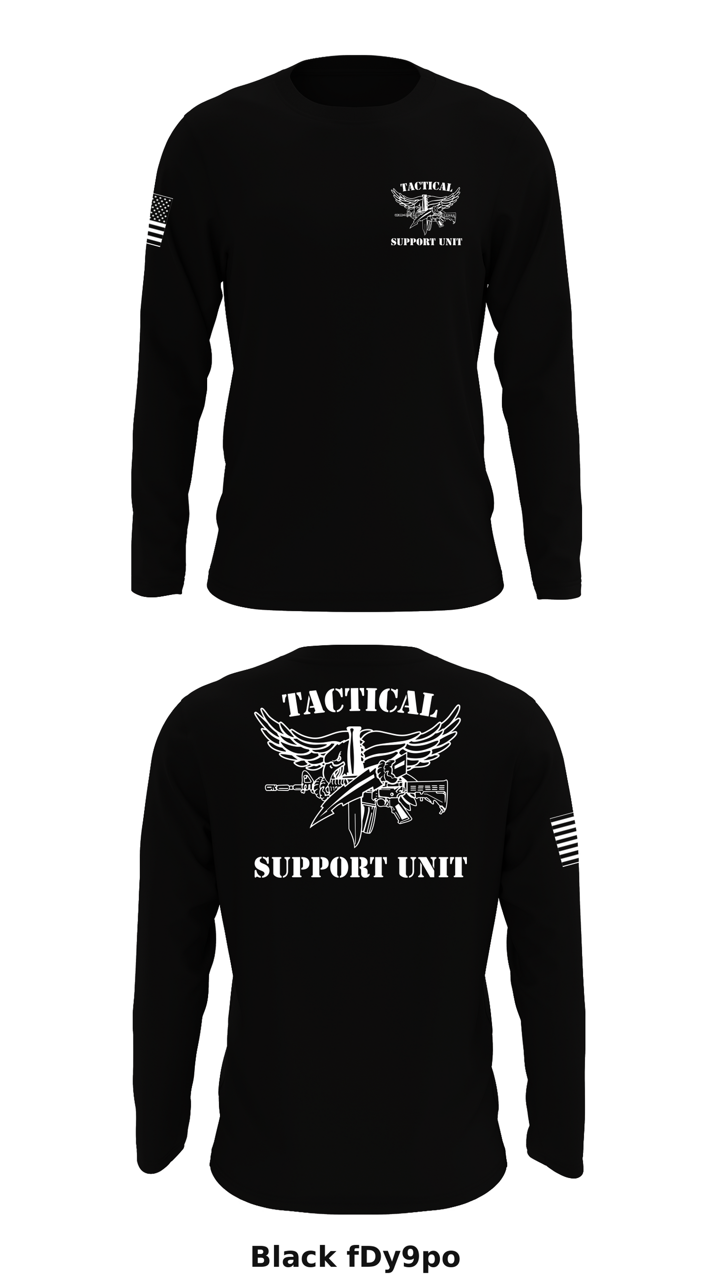 Tactical Support Unit Store 1 Core Men's LS Performance Tee - fDy9po