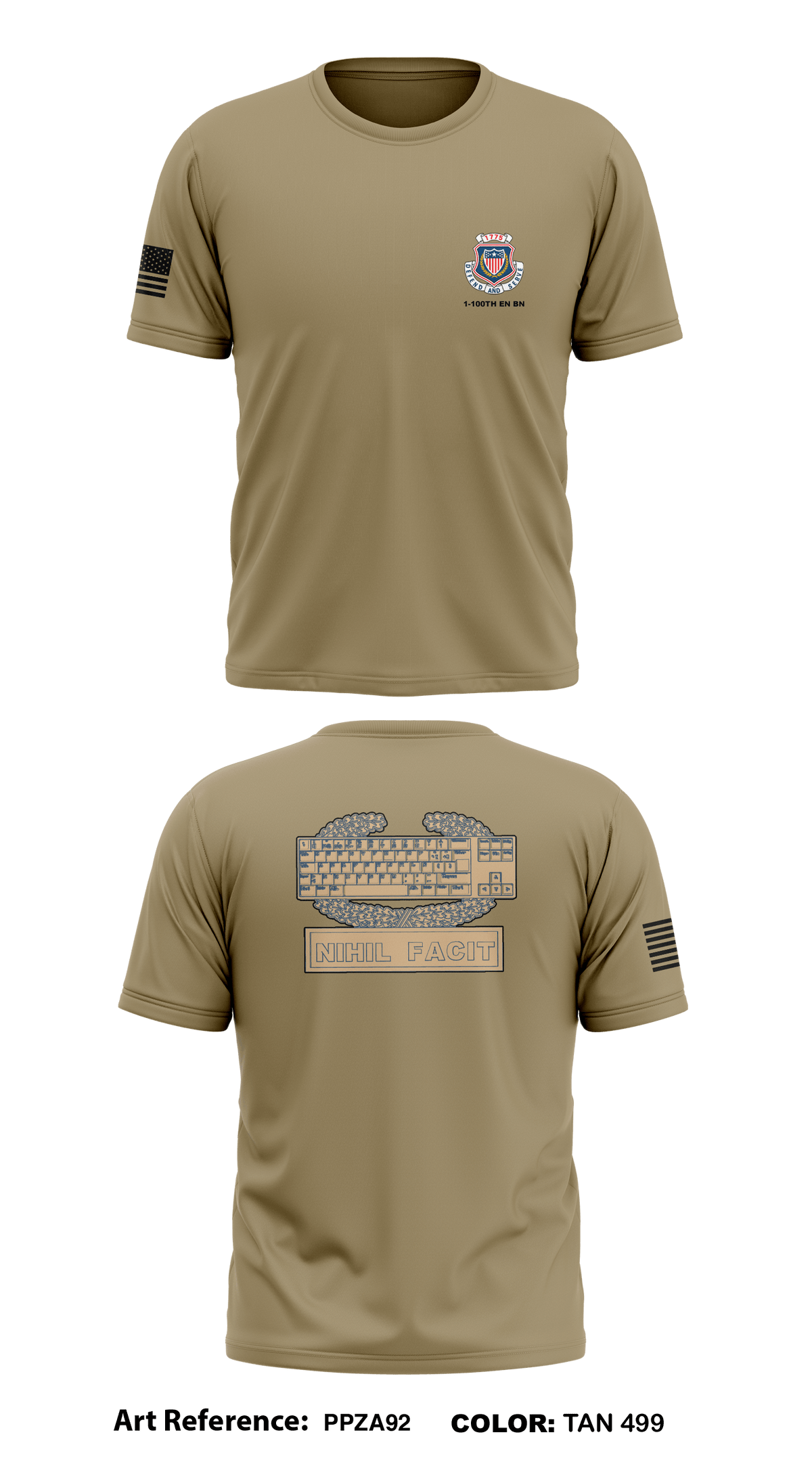 1-100th EN BN Store 1 Core Men's SS Performance Tee - pPzA92