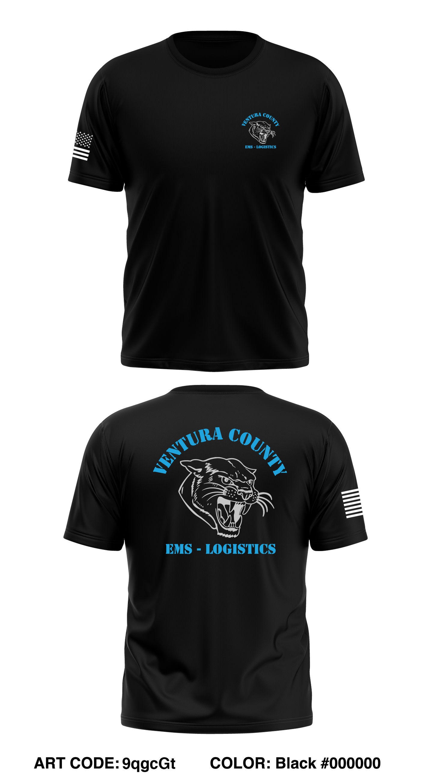 Ventura County EMS - Logistics Store 1 Core Men's SS Performance Tee - 9qgcGt