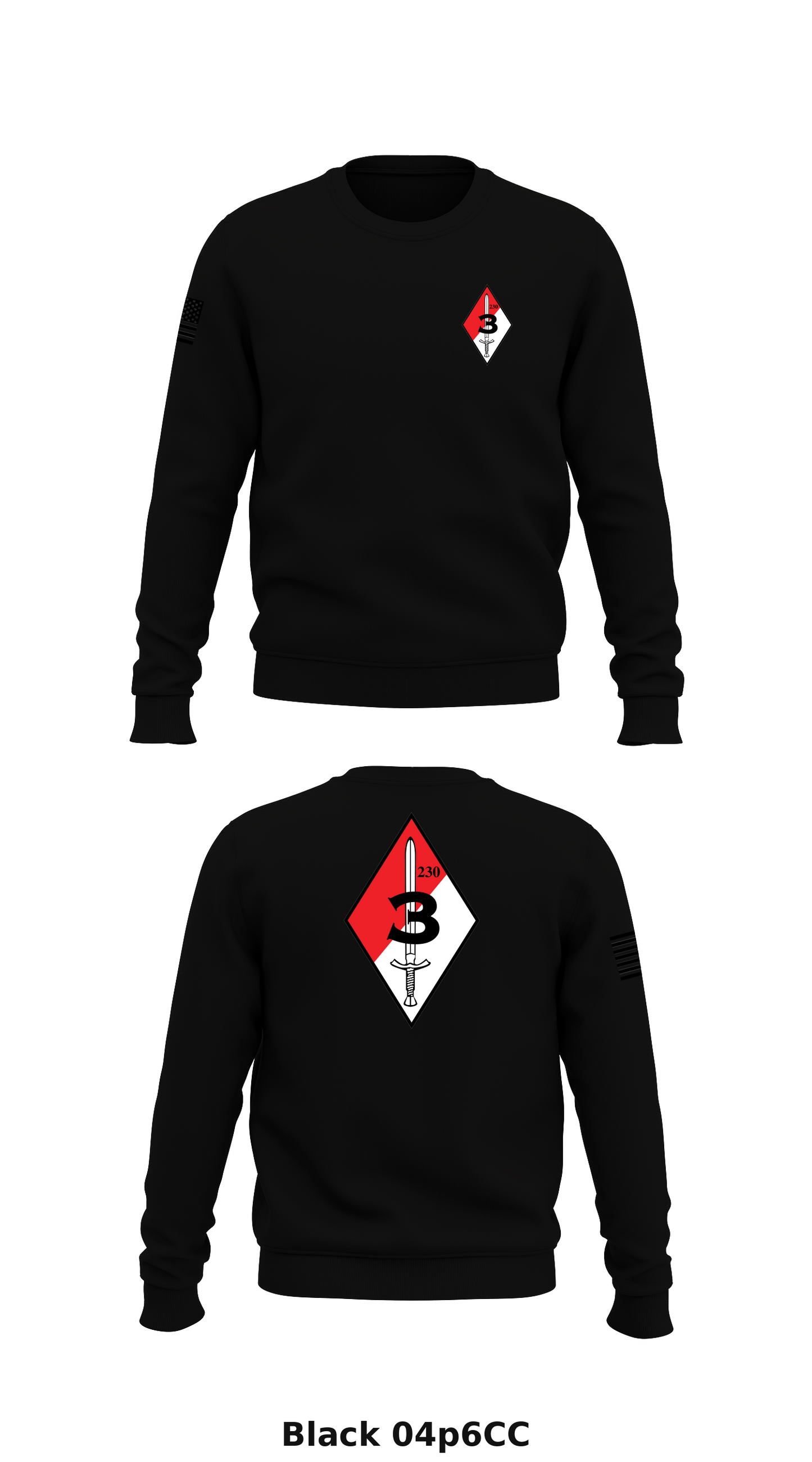 3d Squadron 2d SFAB Store 1 Core Men's Crewneck Performance Sweatshirt - 04p6CC