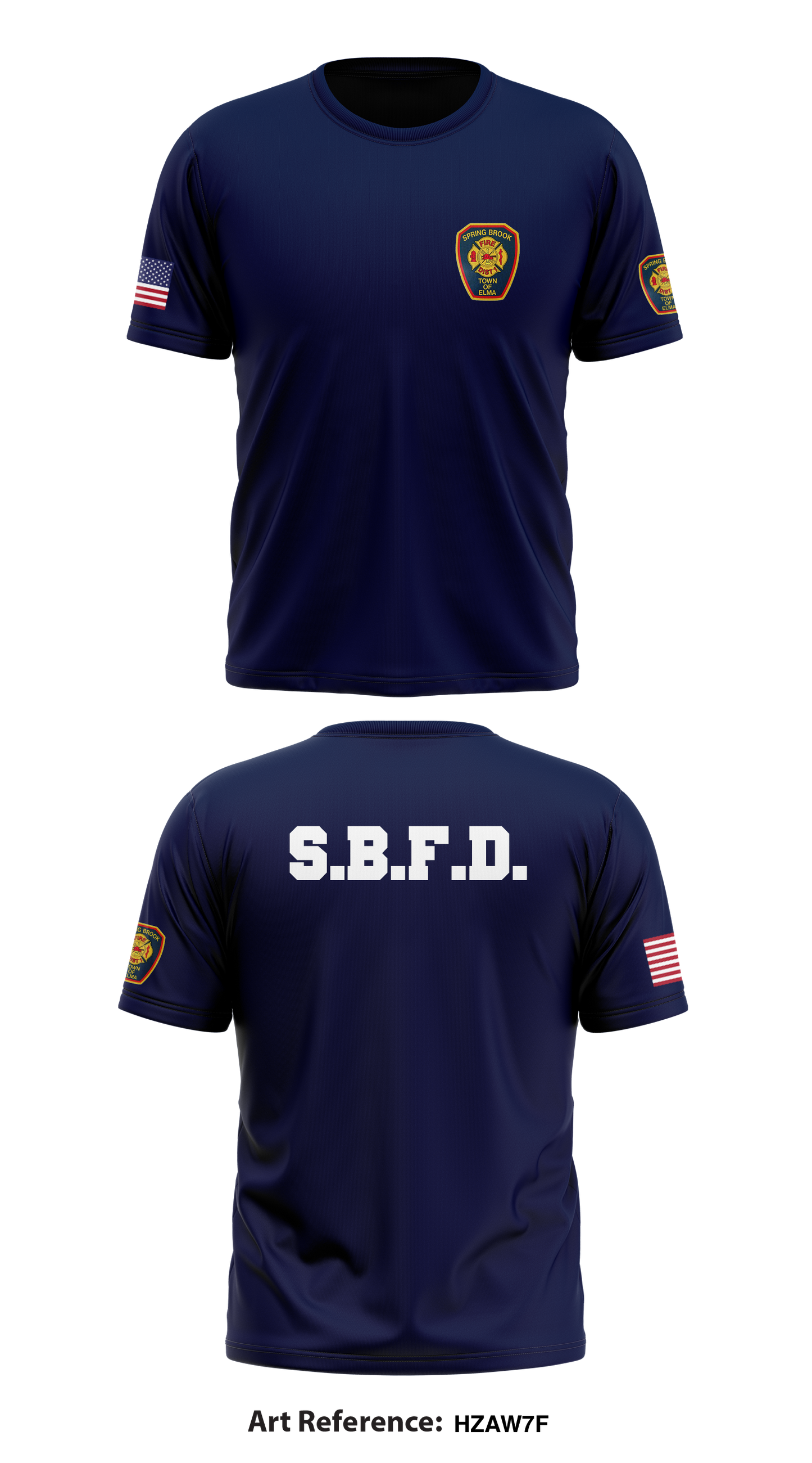 Spring Brook Fire Dist Store 1 Core Men's SS Performance Tee - hzaw7F