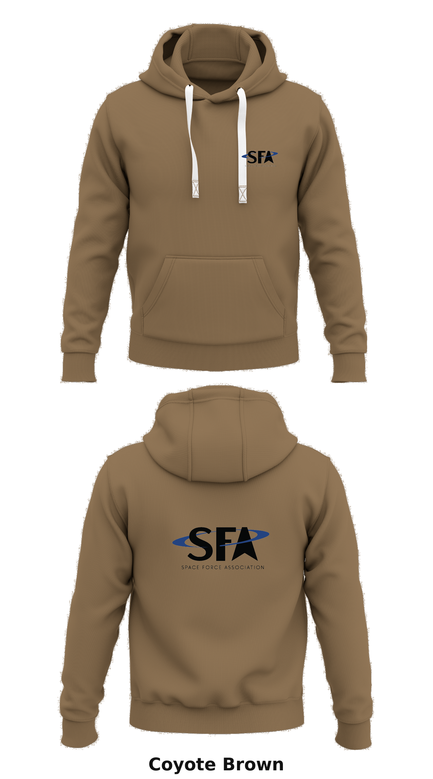 Space Force Association Store 1 Core Men's Hooded Performance Sweatshirt - 49005077516