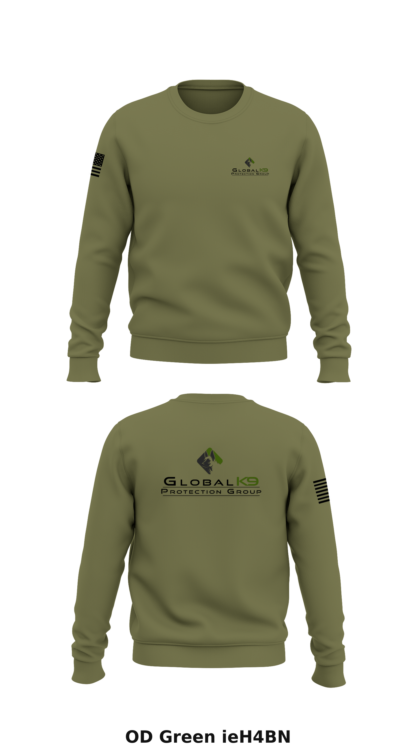 Global K9 Detection Services Store 1 Core Men's Crewneck Performance Sweatshirt - ieH4BN