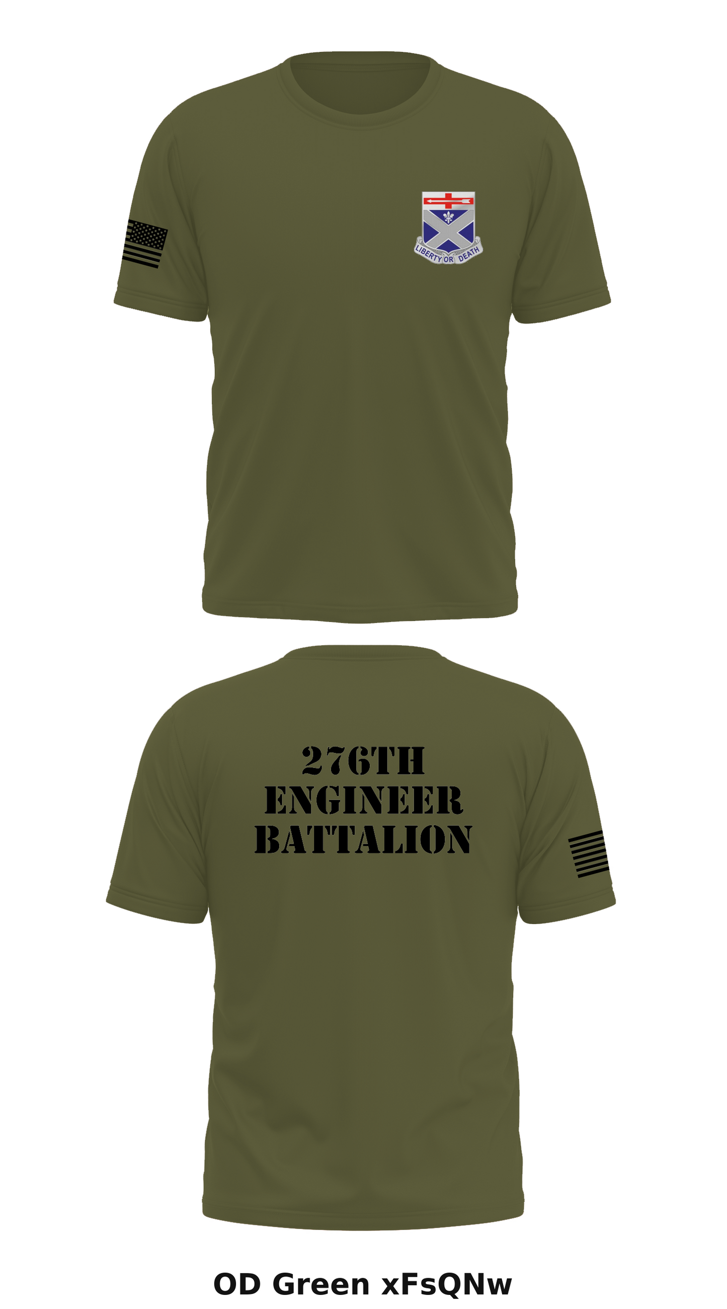 276th engineer battalion Store 1 Core Men's SS Performance Tee - xFsQNw