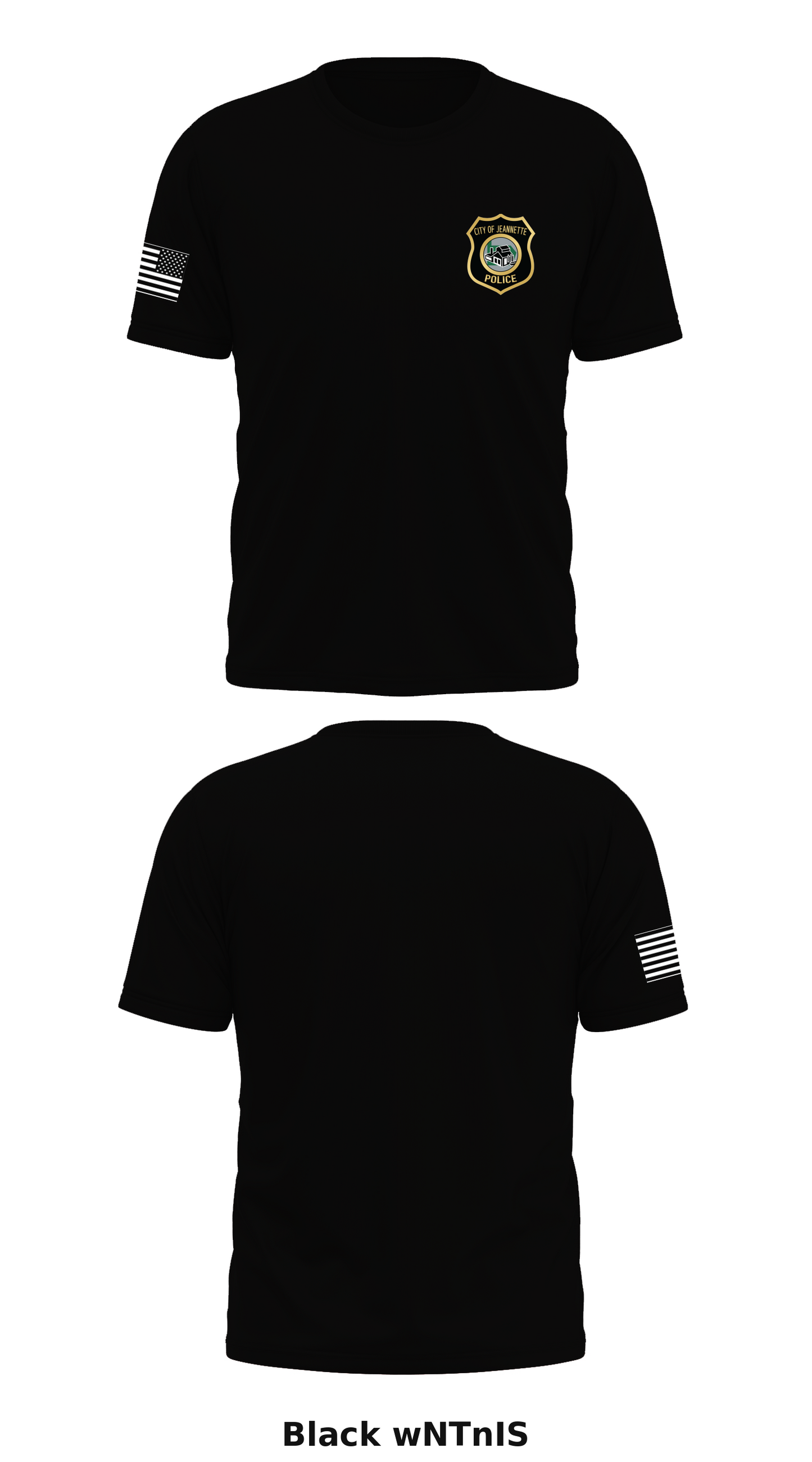 City of Jeannette PD Store 1 Core Men's SS Performance Tee - wNTnIS