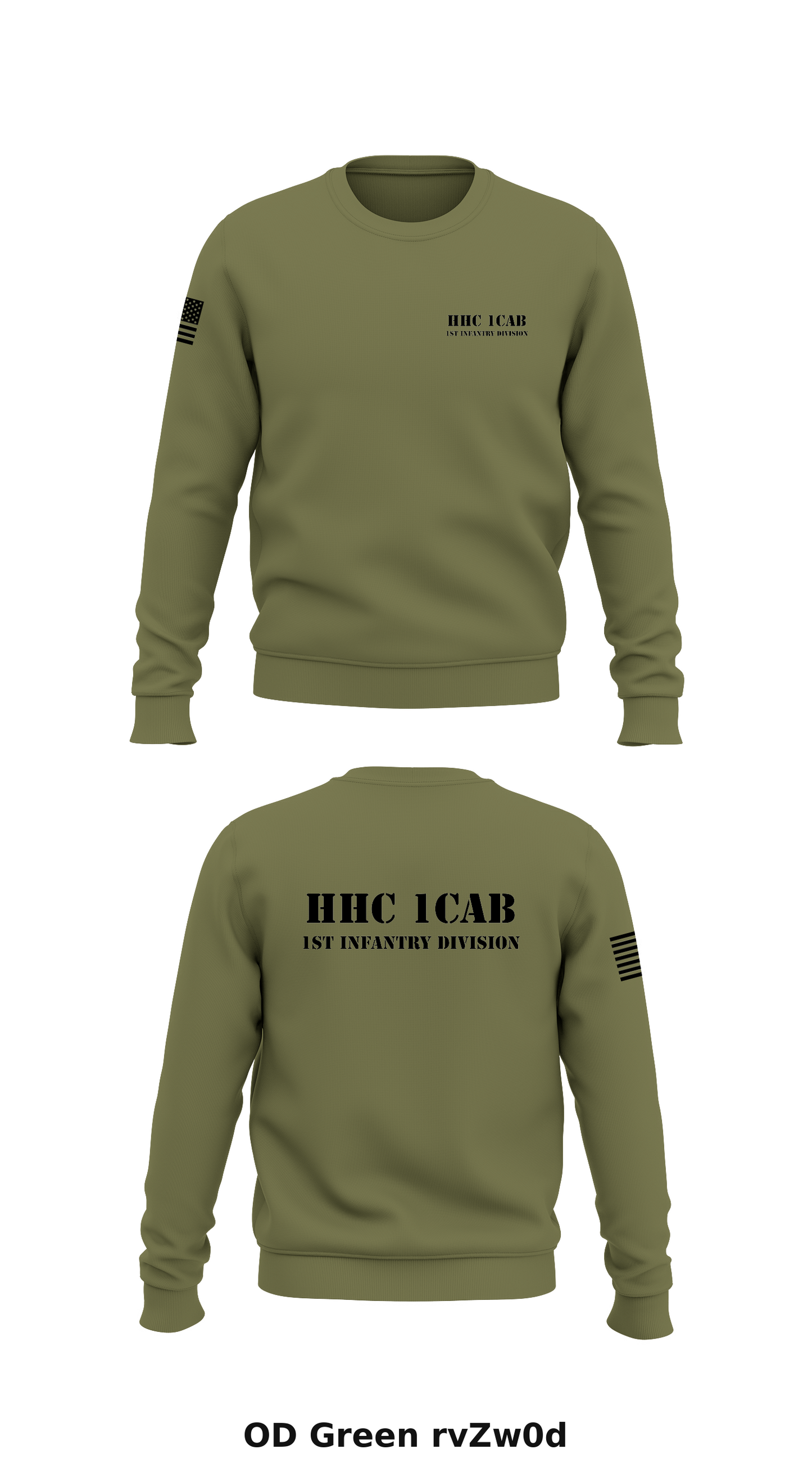 HHC 1CAB Store 1 Core Men's Crewneck Performance Sweatshirt - rvZw0d