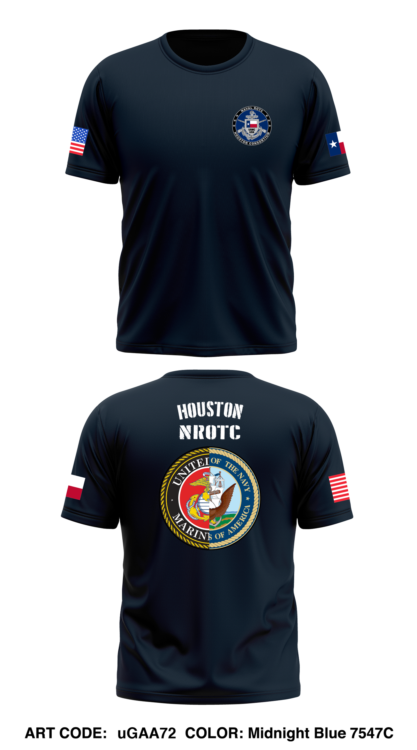 Rice NROTC Store 1 Core Men's SS Performance Tee - uGAA72
