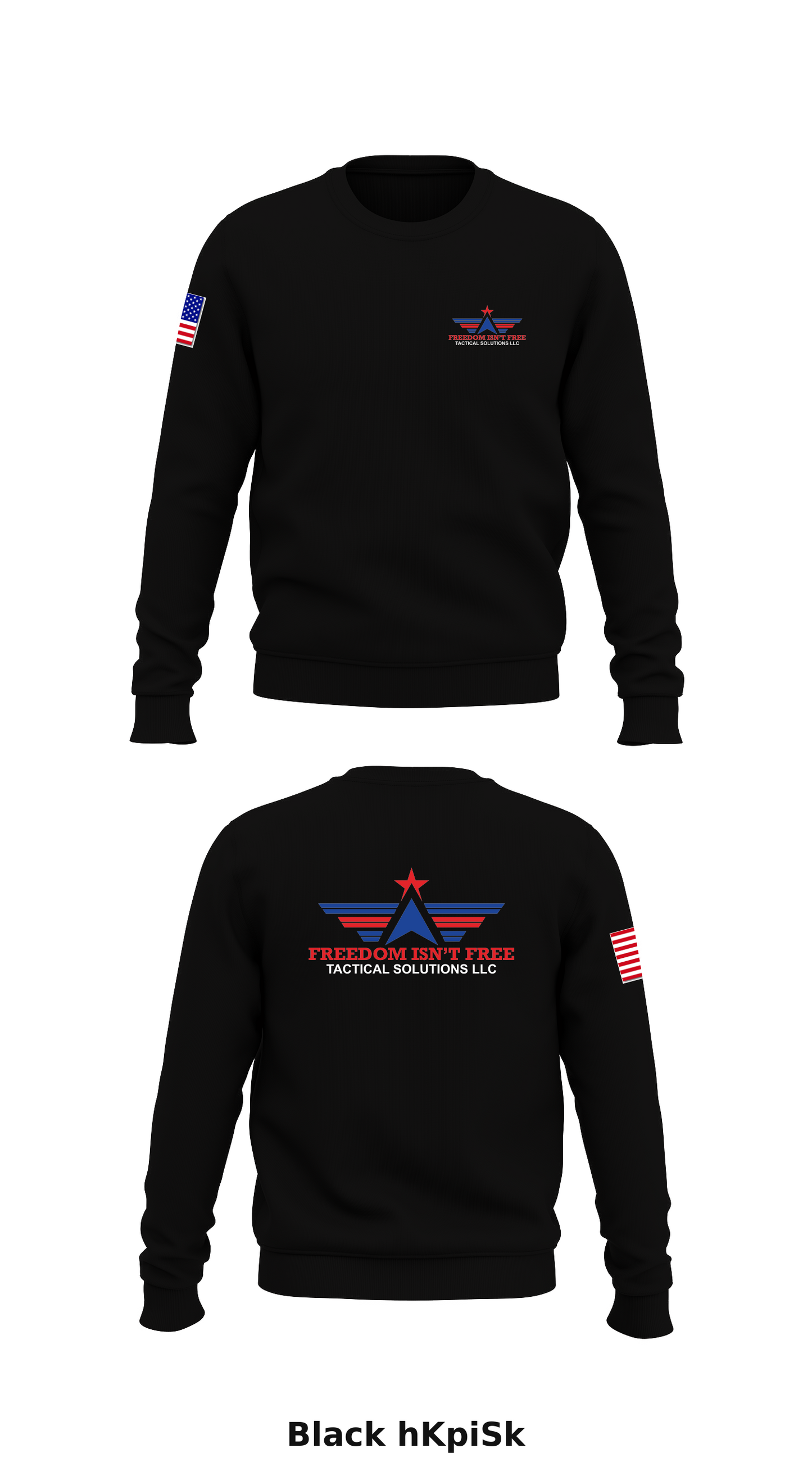 Freedom Ins’t Free Tactical Solutions LLC Store 1 Core Men's Crewneck Performance Sweatshirt - hKpiSk