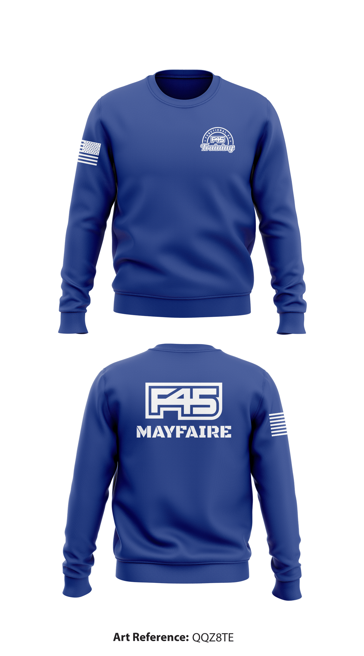 F45 Training Mayfaire Store 1 Core Men's Crewneck Performance Sweatshirt - Qqz8Te