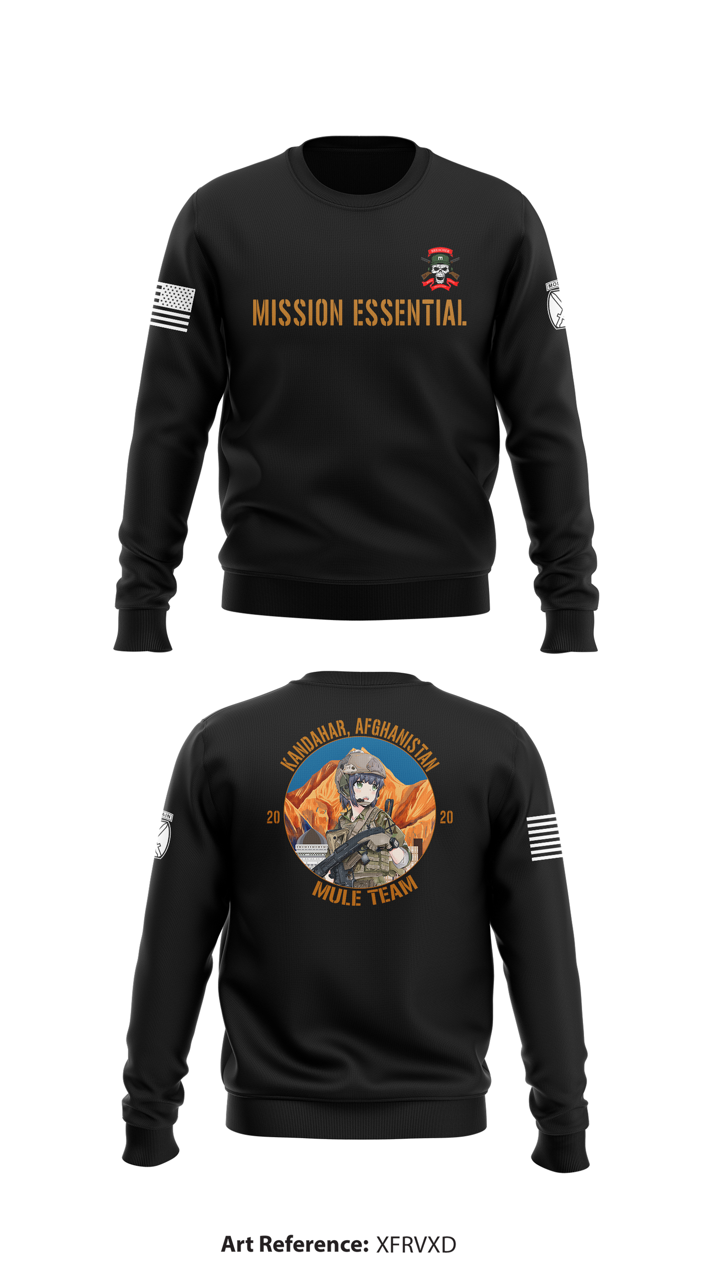 B CO, 7TH BEB, 1BCT 10TH MTN DIV Store 1 Core Men's Crewneck Performance Sweatshirt - xFrvxd