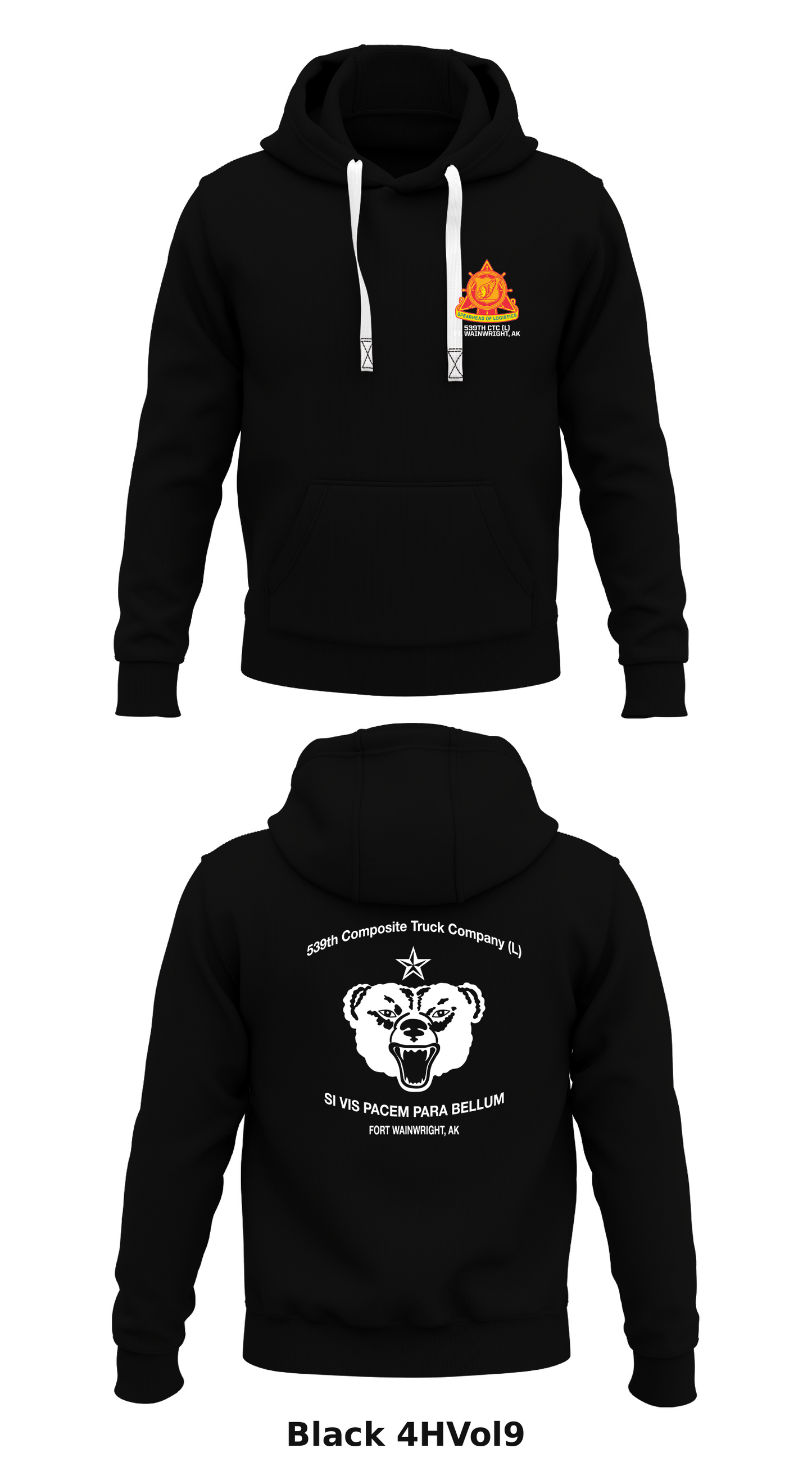 539th CTC (L) Store 1 Core Men's Hooded Performance Sweatshirt - 4HVol9