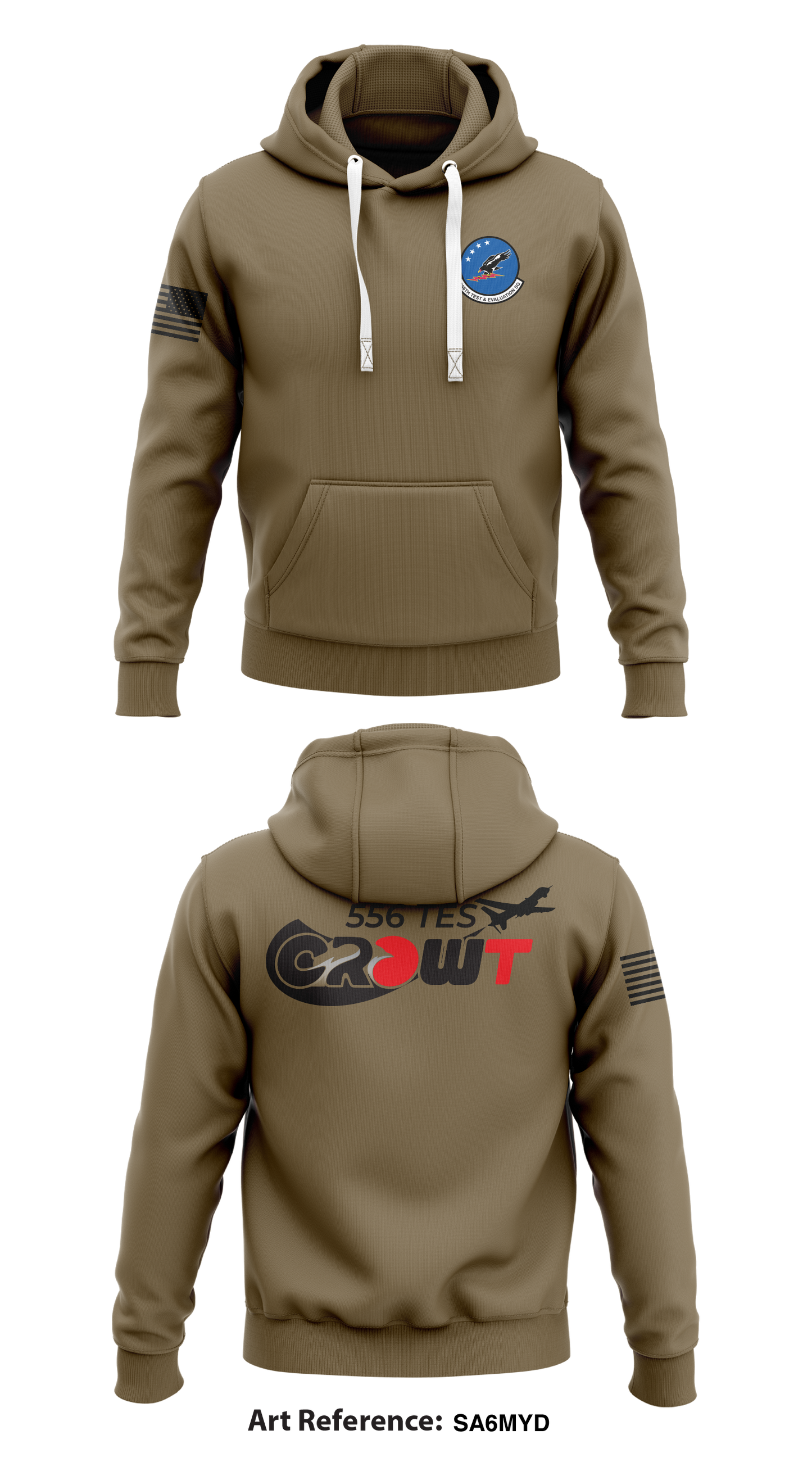 556 Test & Evaluation Squadron Store 1 Core Men's Hooded Performance Sweatshirt - SA6mYd