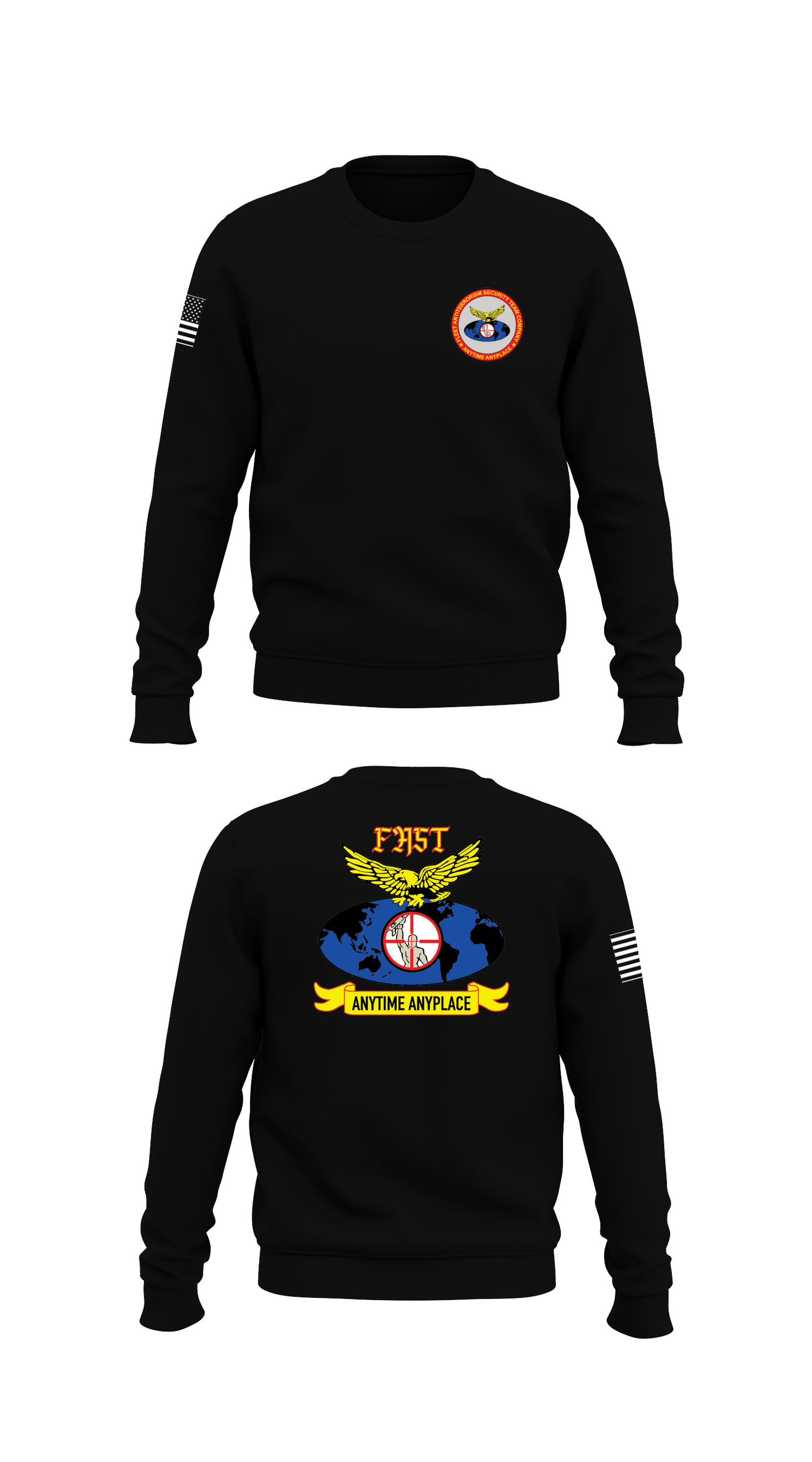 FAST Store 1 Core Men's Crewneck Performance Sweatshirt - 69965972707