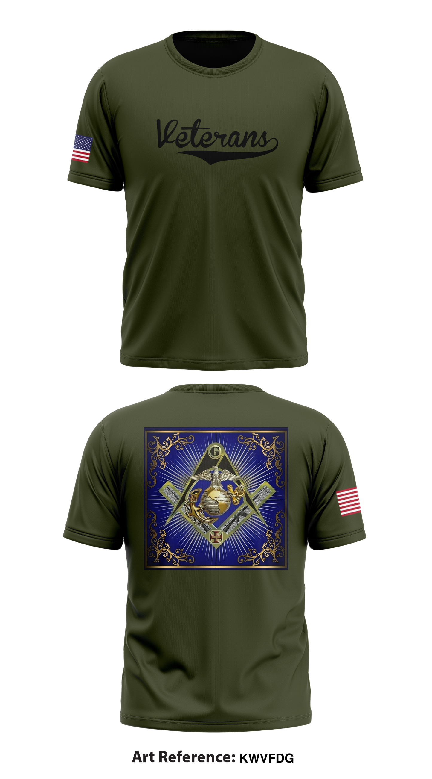 Veterans Store 1 Core Men's SS Performance Tee - KWvFDG