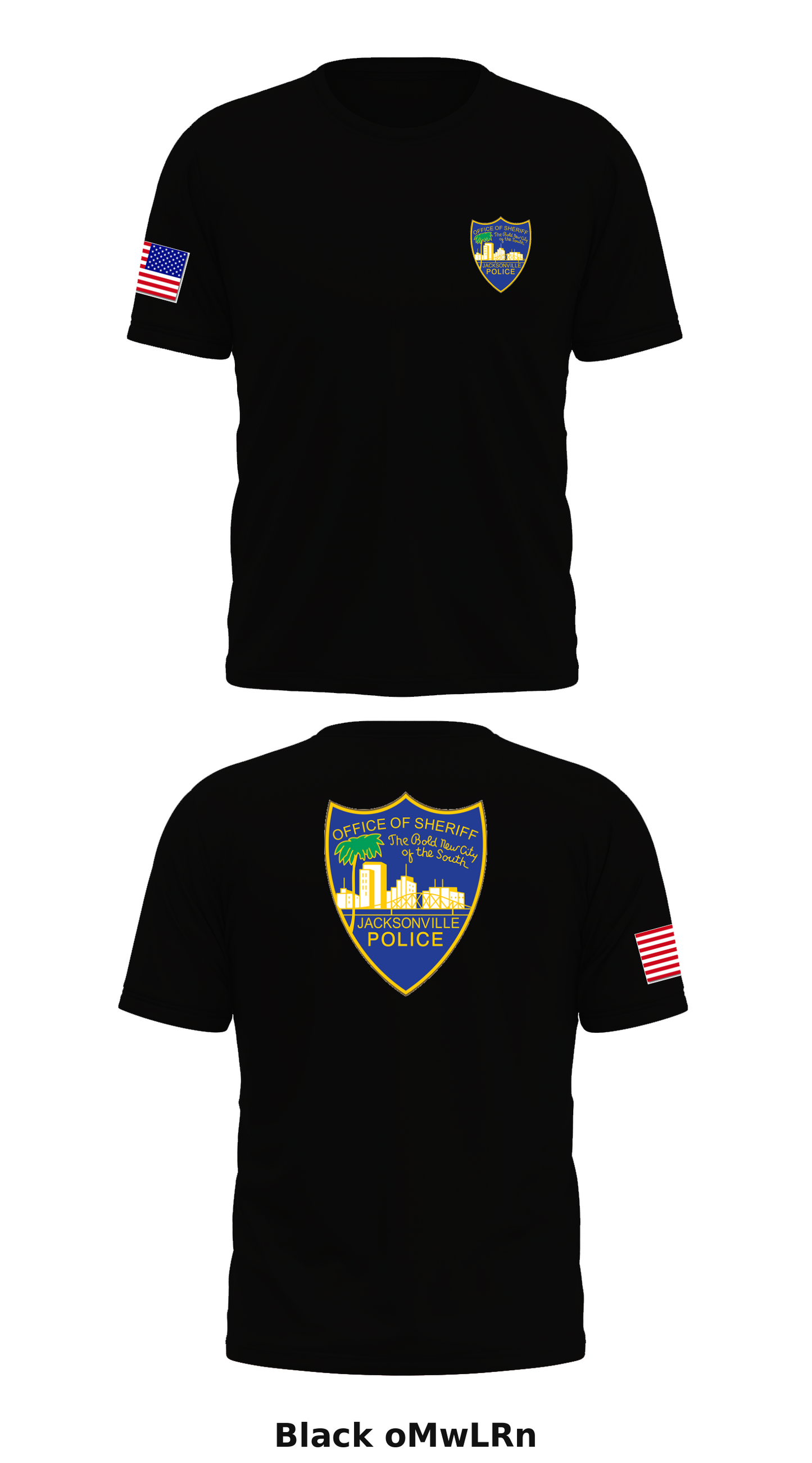 Jacksonville Sheriff’s Office Store 1 Core Men's SS Performance Tee - oMwLRn
