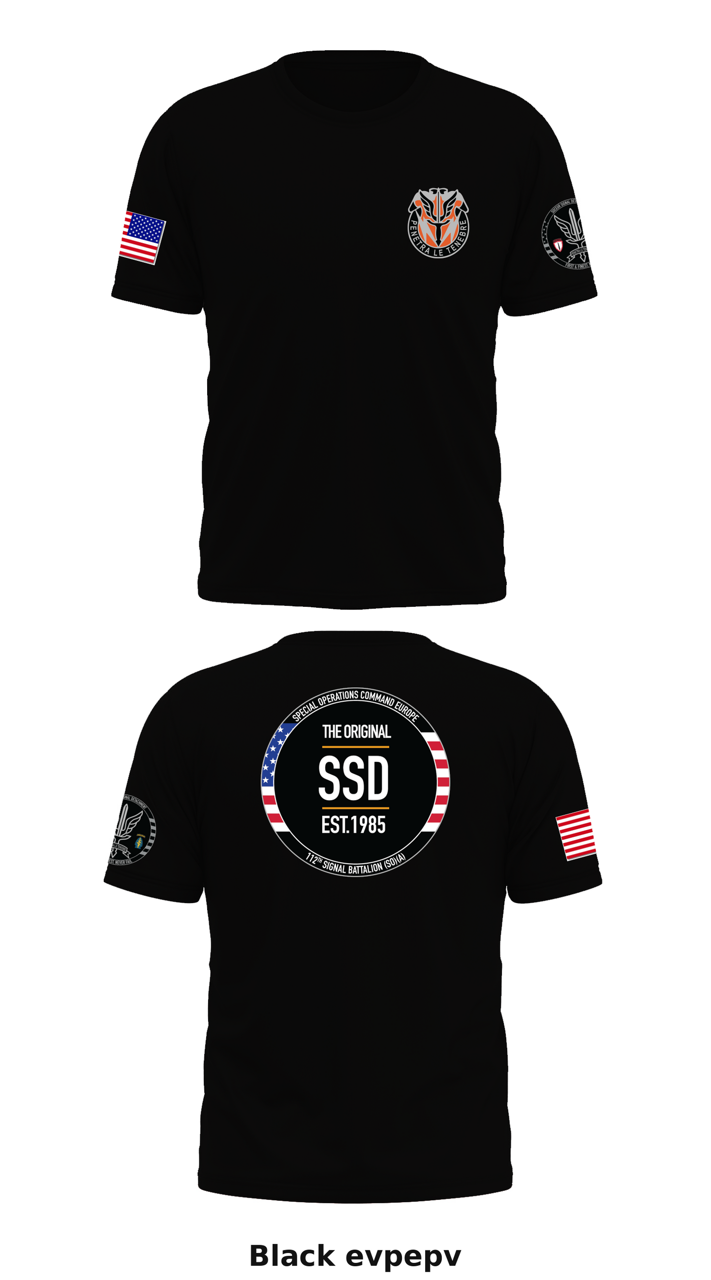 112th SOCEUR Signal Detachment Store 1 Core Men's SS Performance Tee - evpepv