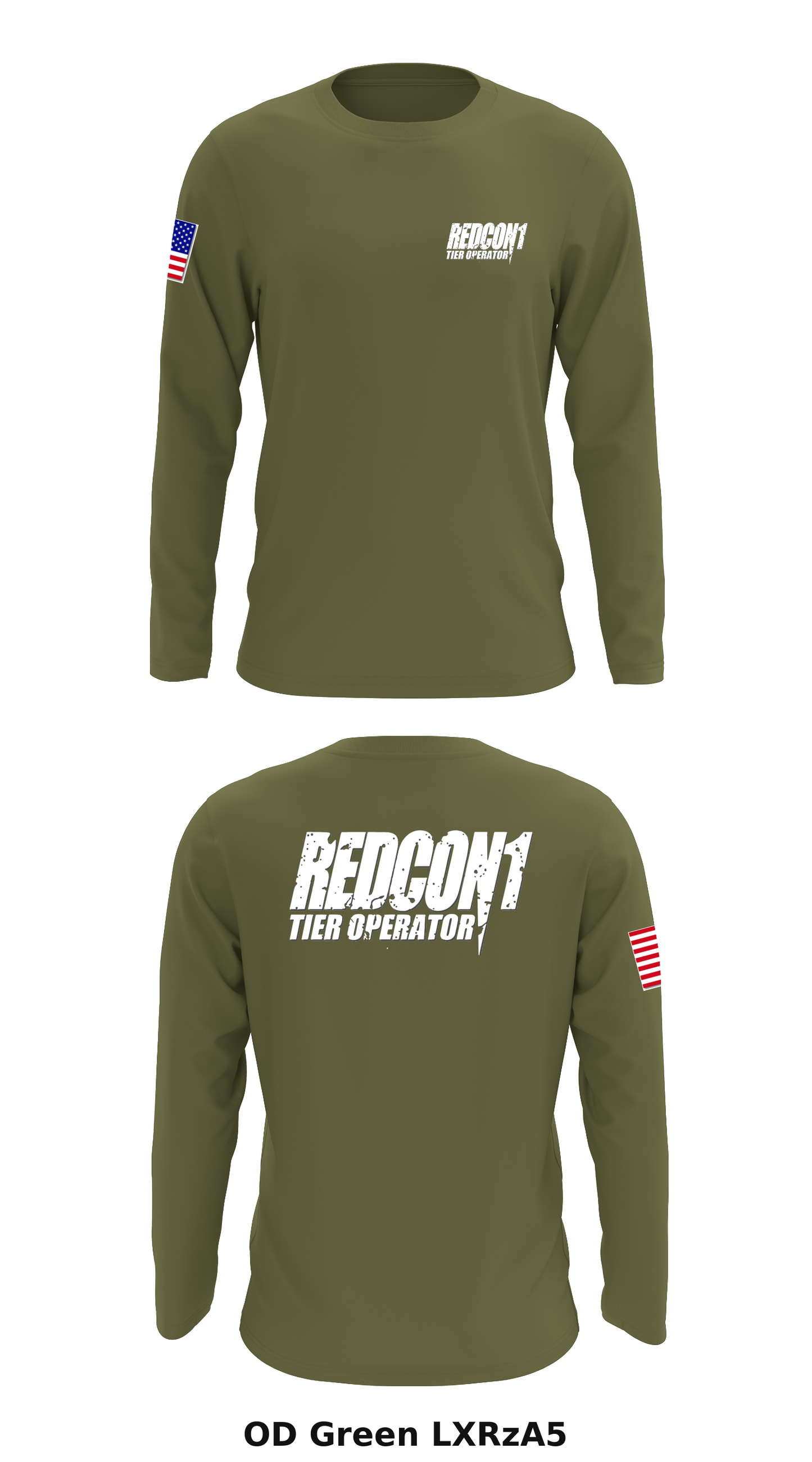 RedCon1 Store 1 Core Men's LS Performance Tee - LXRzA5